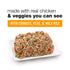Purina Beneful Prepared Meals Chopped Blends Chicken Carrots and Peas Wet Dog Food Trays - 10 Oz - Case of 8