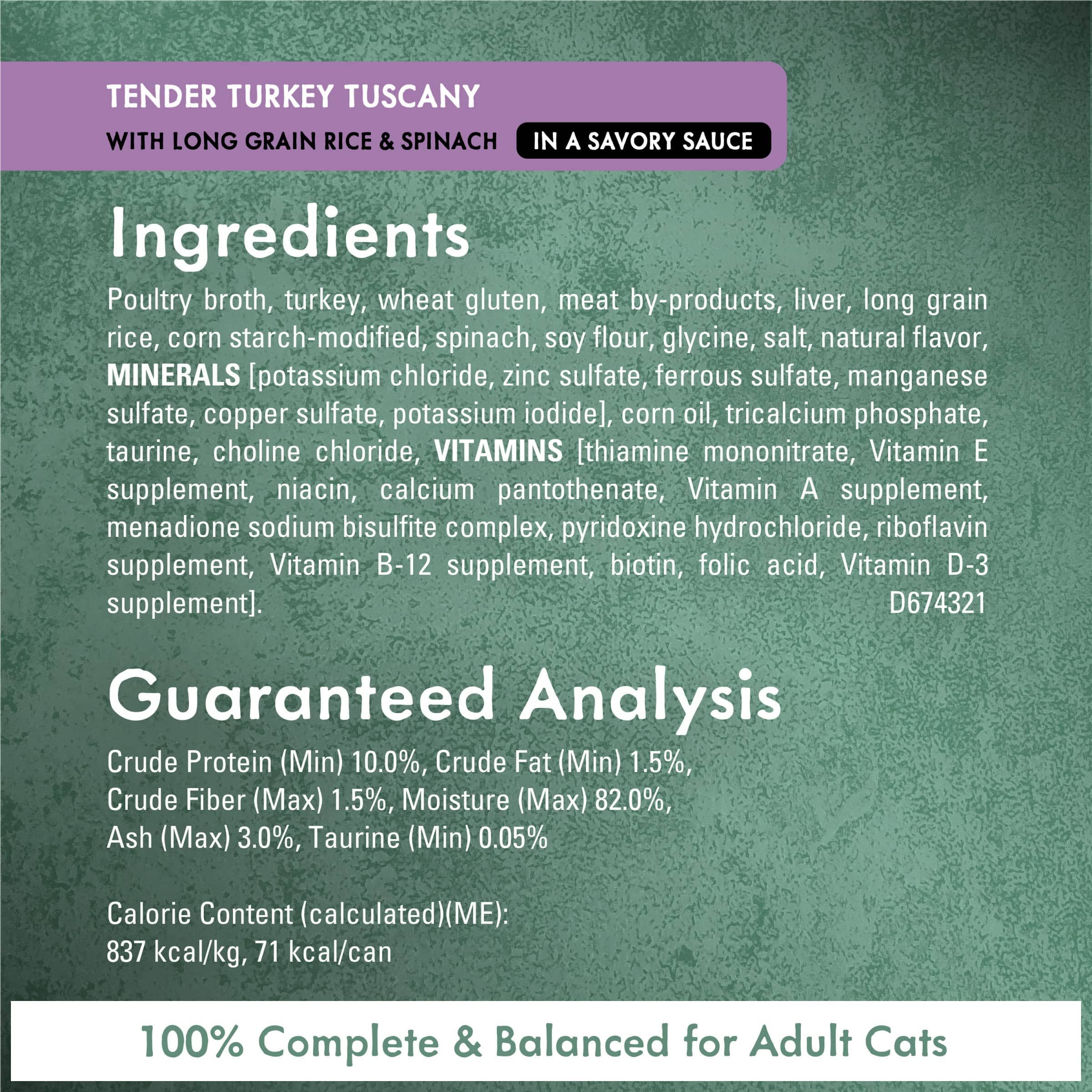 Purina Fancy Feast Elegant Medley's Tuscany Collection Chicken Turkey Tuna Canned Cat Food - Variety Pack - 3 Oz - Case of 12 - 2 Pack