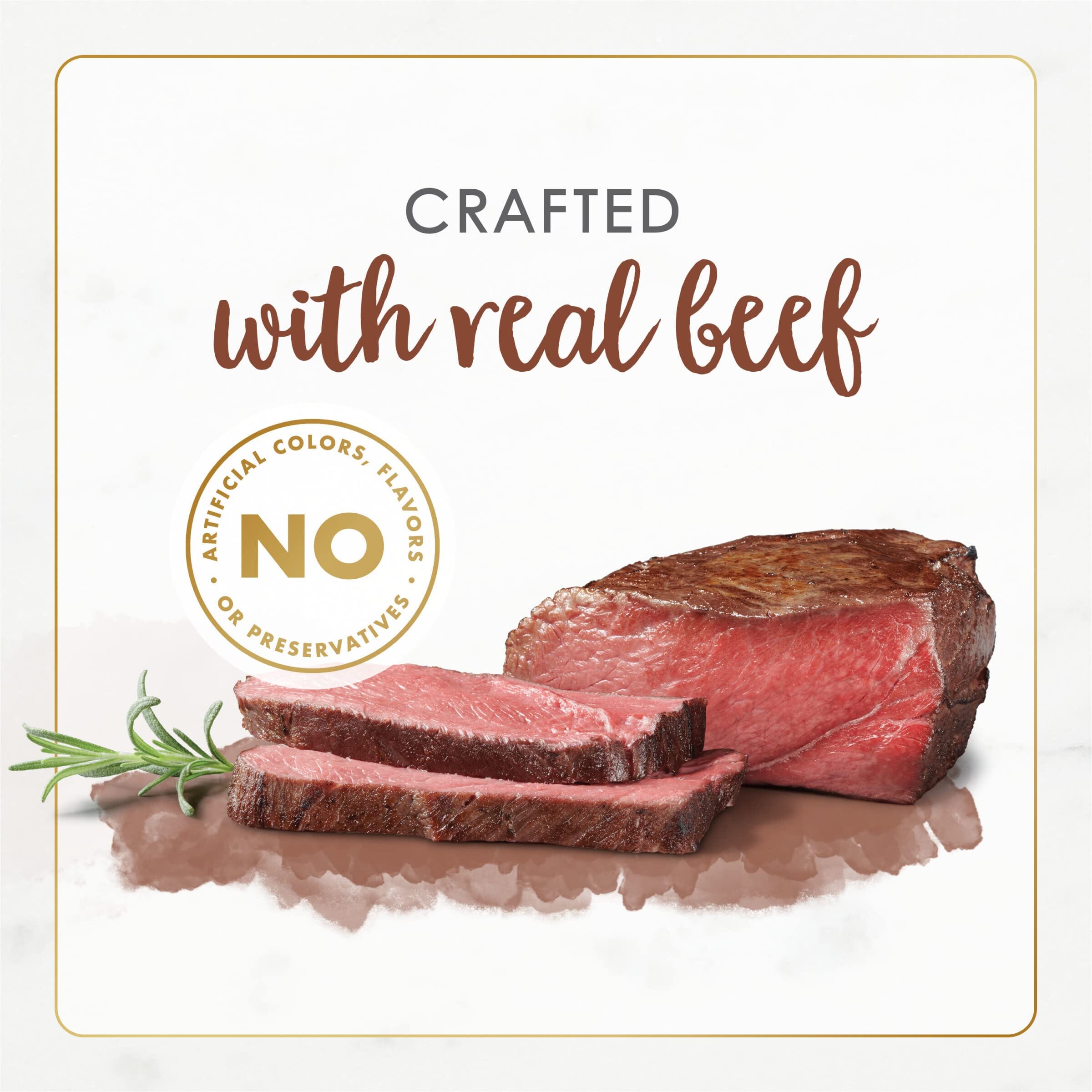 Purina Fancy Feast Gourmet Naturals Chicken Beef in Gravy Canned Cat Food - 3 Oz - Case of 12