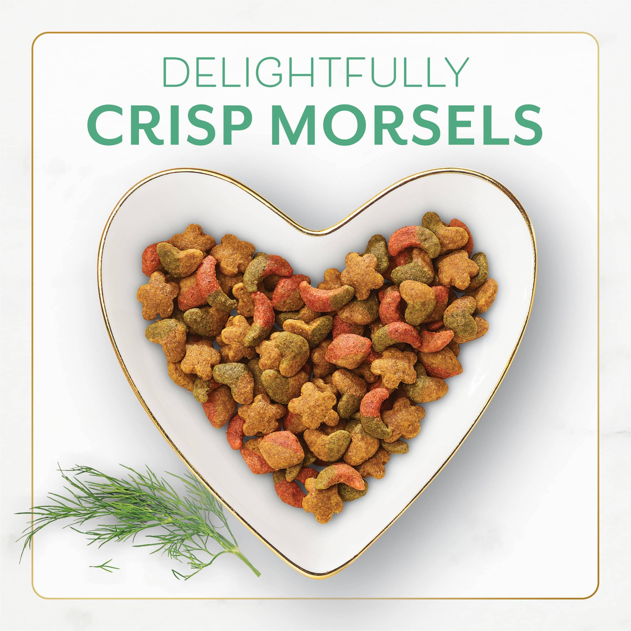 Purina Fancy Feast Gourmet Naturals Oceanfish and Salmon with Garden Greens Dry Cat Food - 7 Lbs - Case of 4