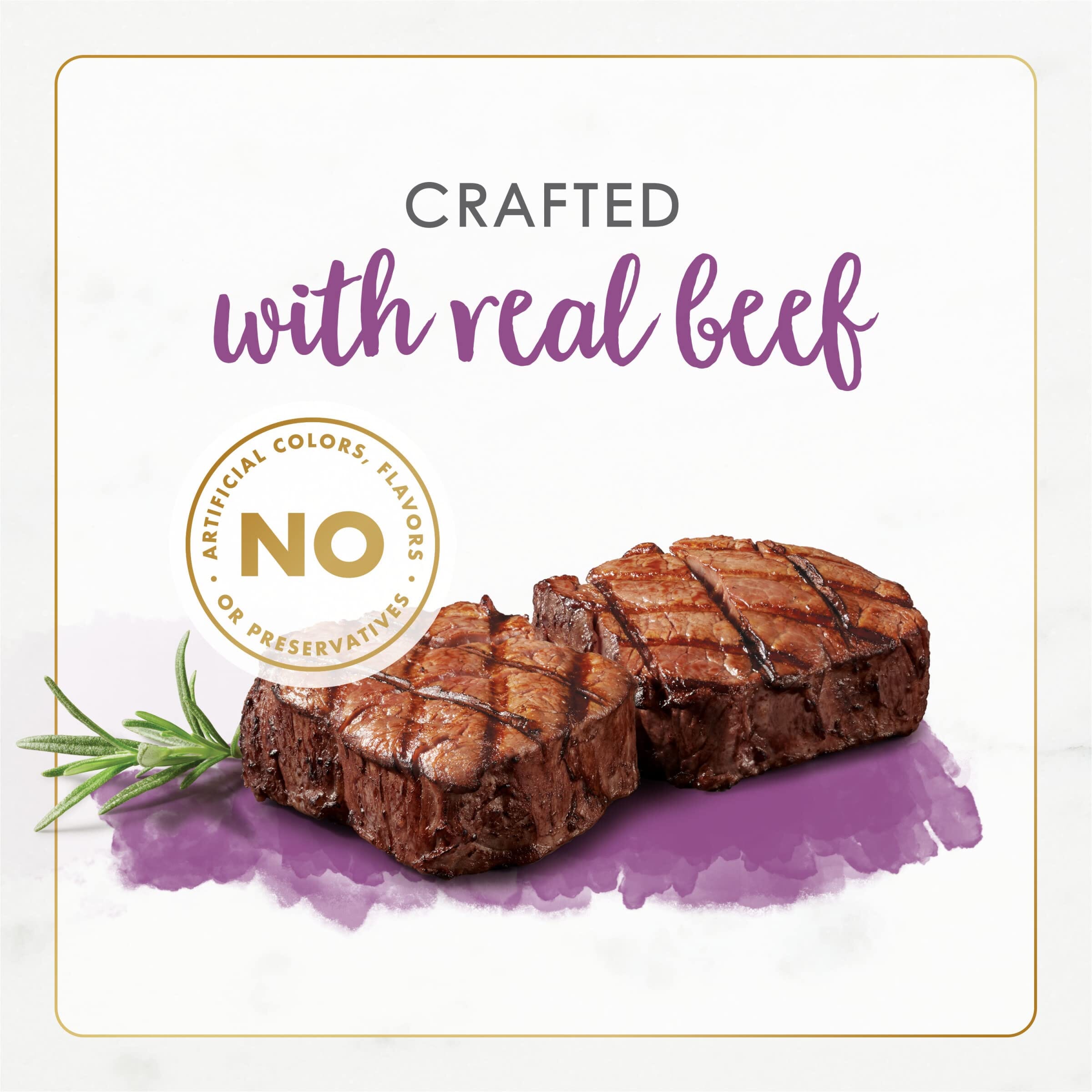 Purina Fancy Feast Gourmet Naturals Tender Beef Pate with Vitamins and Minerals Canned Cat Food - 3 Oz - Case of 12