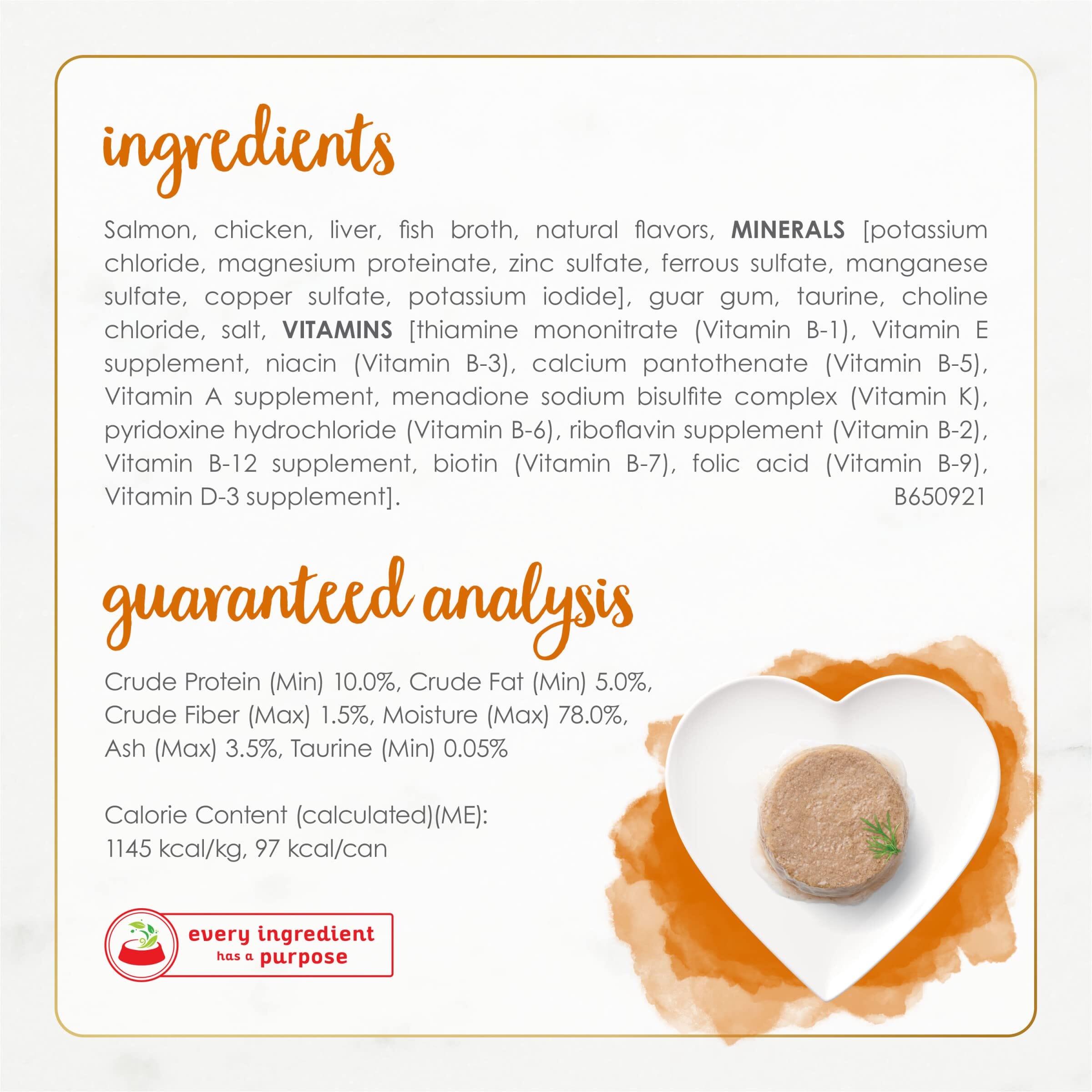 Purina Fancy Feast Gourmet Naturals Wild Alaskan Salmon Pate Canned Cat Food - 3 Oz - Case of 12