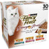 Purina Fancy Feast Gravy Lovers Chicken Turkey and Beef Canned Cat Food - Variety Pack - 3 Oz - Case of 30