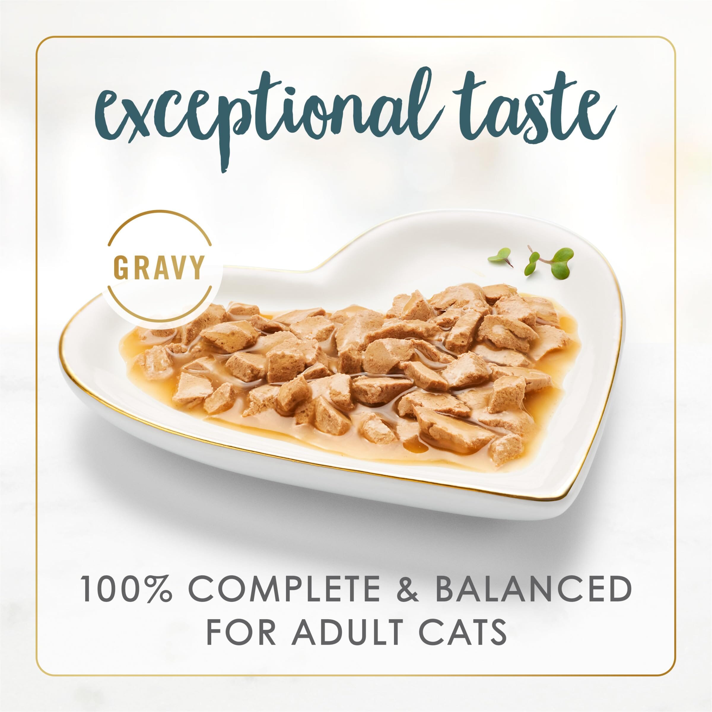 Purina Fancy Feast Gravy Lovers Collection Chicken Turkey and Beef Canned Cat Food - Variety Pack - 3 Oz - 24 Count