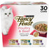 Purina Fancy Feast Grilled Collection Chicken Turkey and Beef in Gravy Canned Cat Food - Variety Pack - 3 Oz - Case of 30