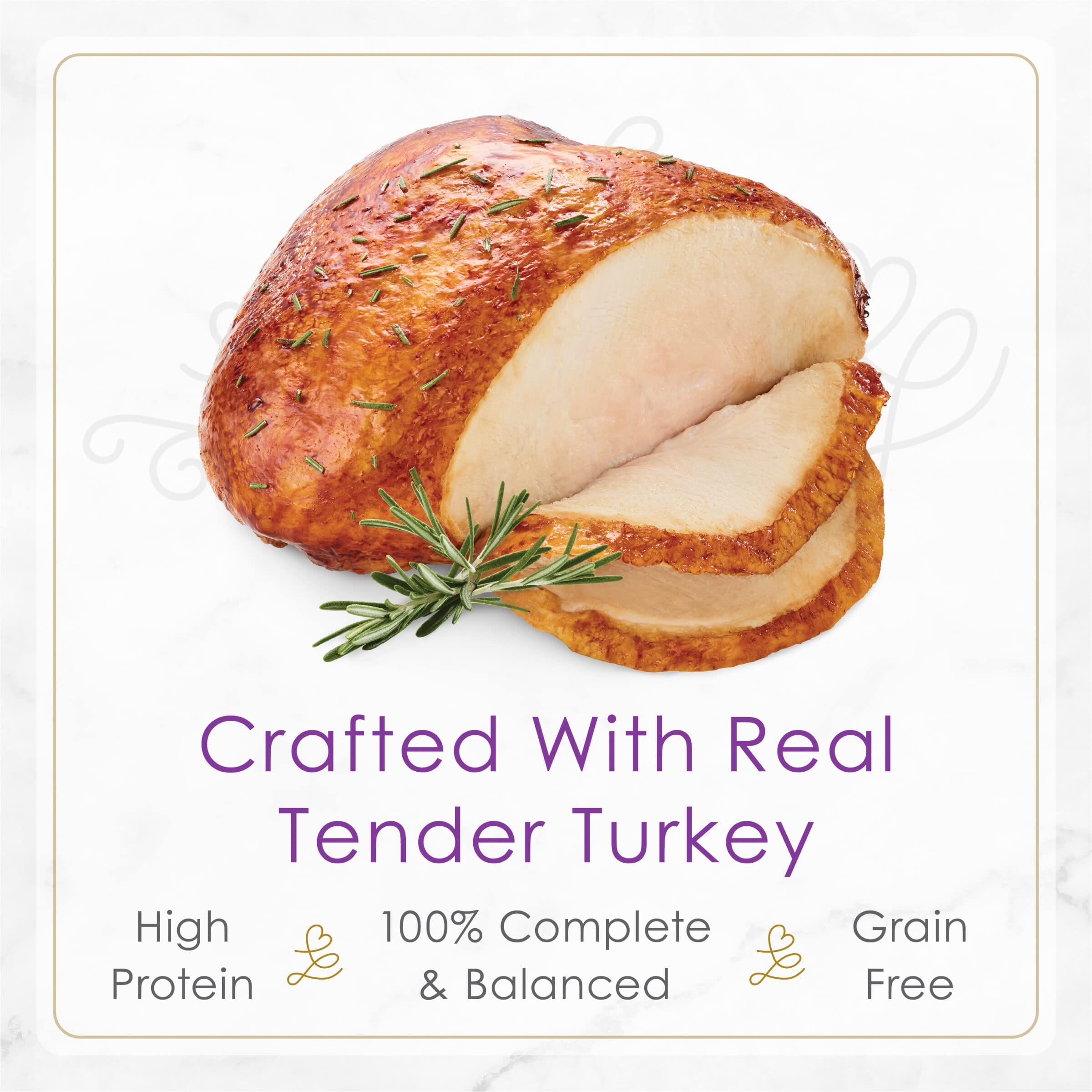 Purina Fancy Feast Petites Roasted Turkey Pate Entrée Wet Cat Food Trays - 2.8 Oz - Case of 12