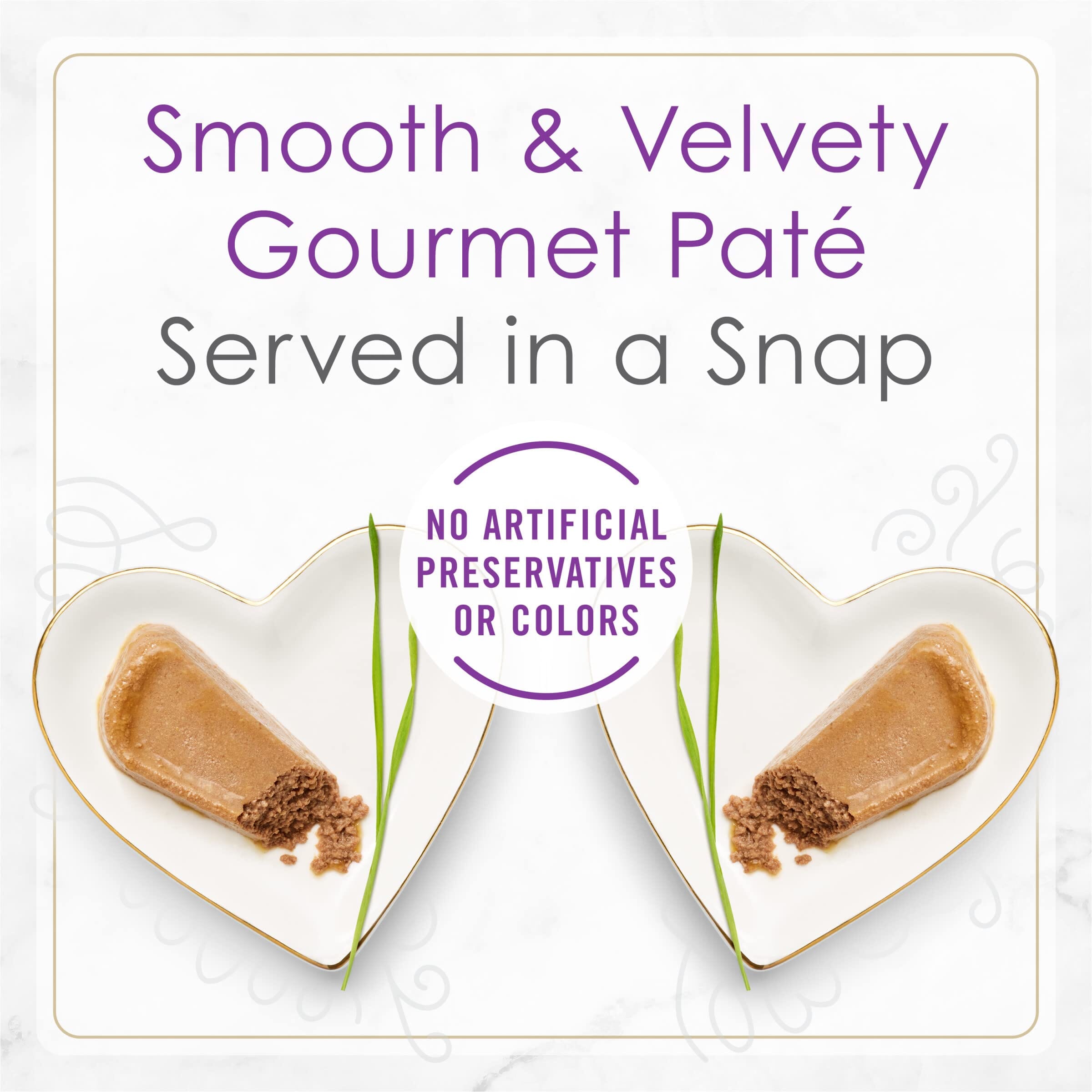 Purina Fancy Feast Petites Roasted Turkey Pate Entrée Wet Cat Food Trays - 2.8 Oz - Case of 12