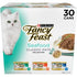 Purina Fancy Feast Seafood Collection Cod Salmon Tuna Shrimp and Whitefish Pate Canned Cat Food - Variety Pack - 3 Oz - 30 Count