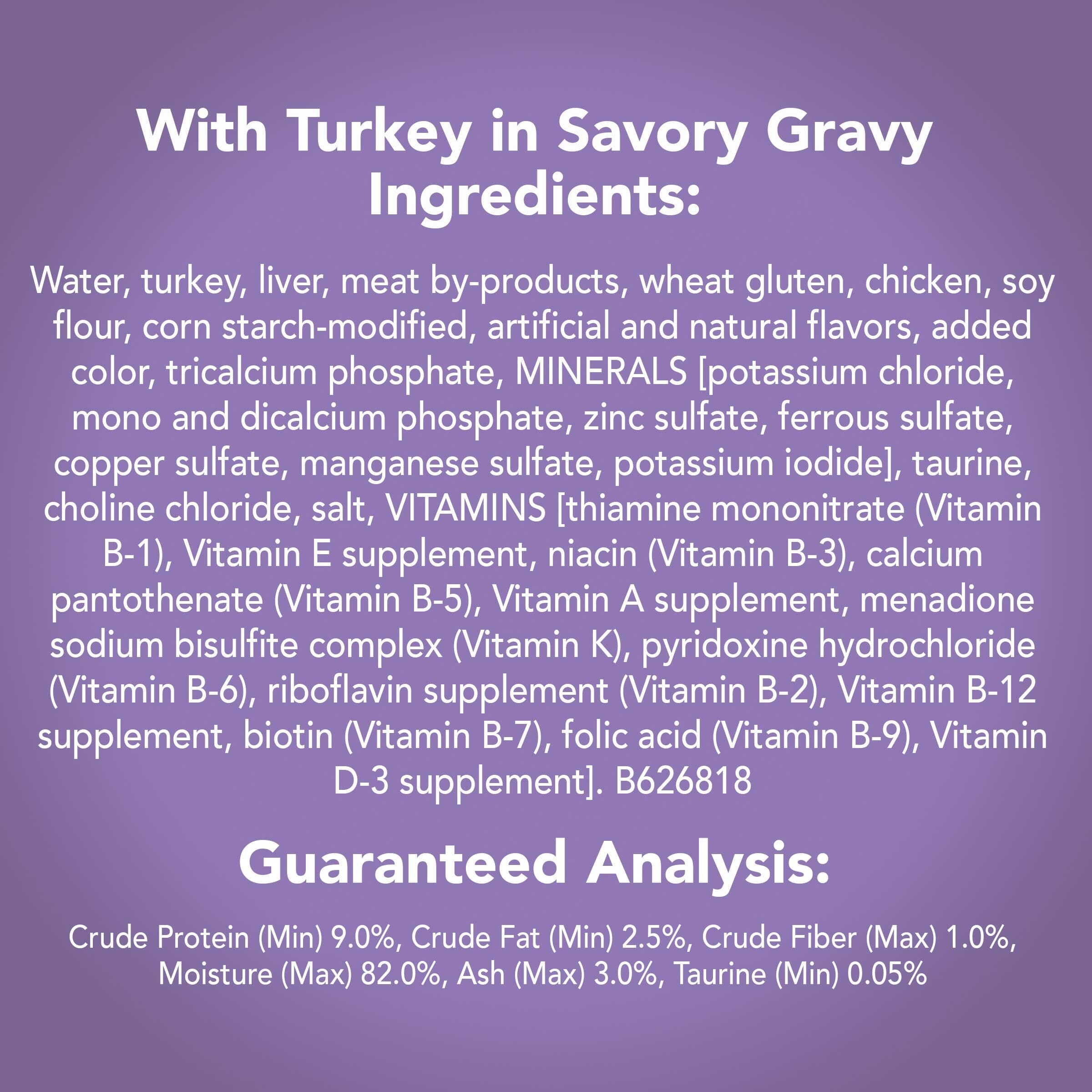 Purina Friskies Extra Gravy Gravy Turkey Pate in Gravy Canned Cat Food - 5.5 Oz - Case of 24