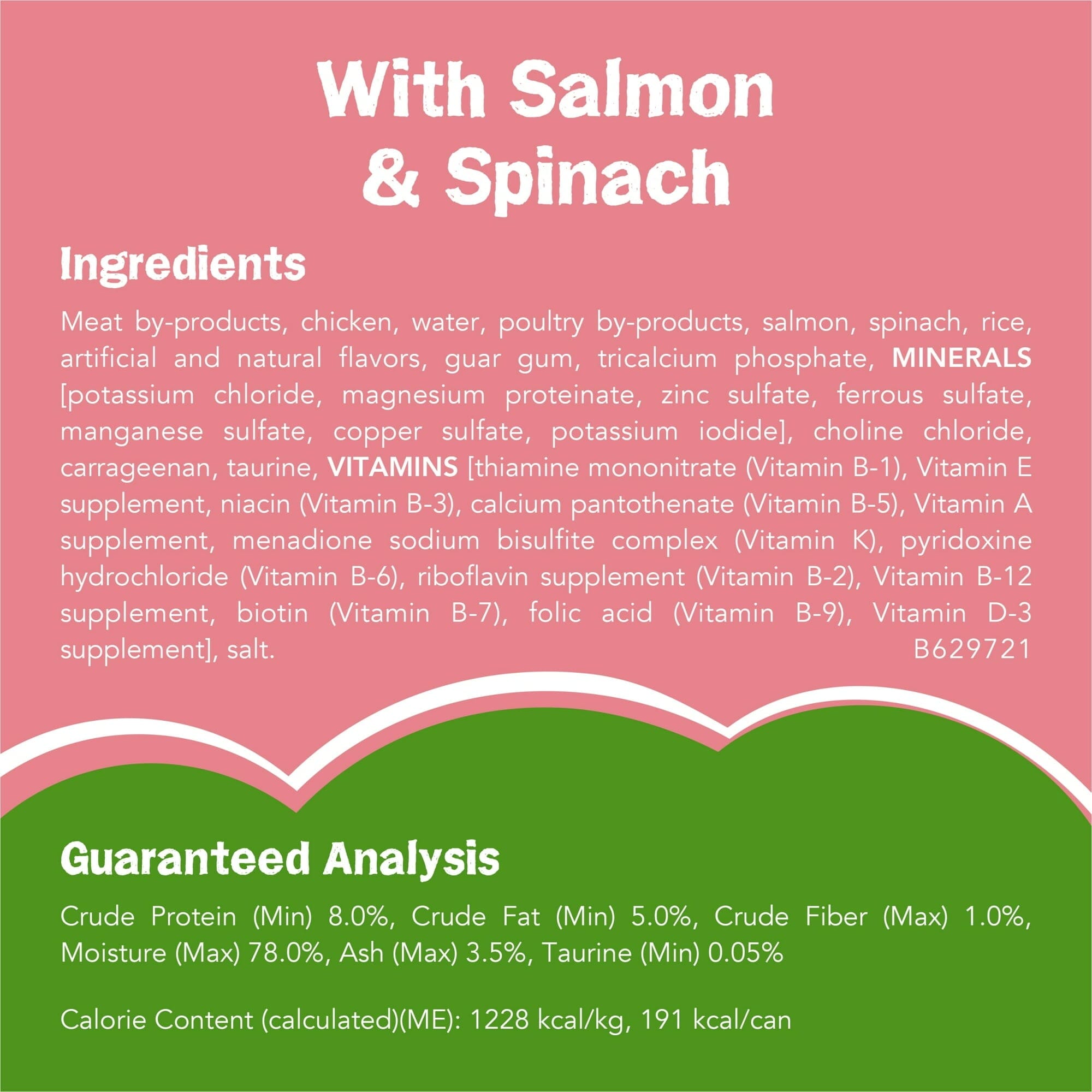 Purina Friskies Farm Favorites Chicken and Salmon with Spinach Pate Canned Cat Food - 5.5 Oz - Case of 24