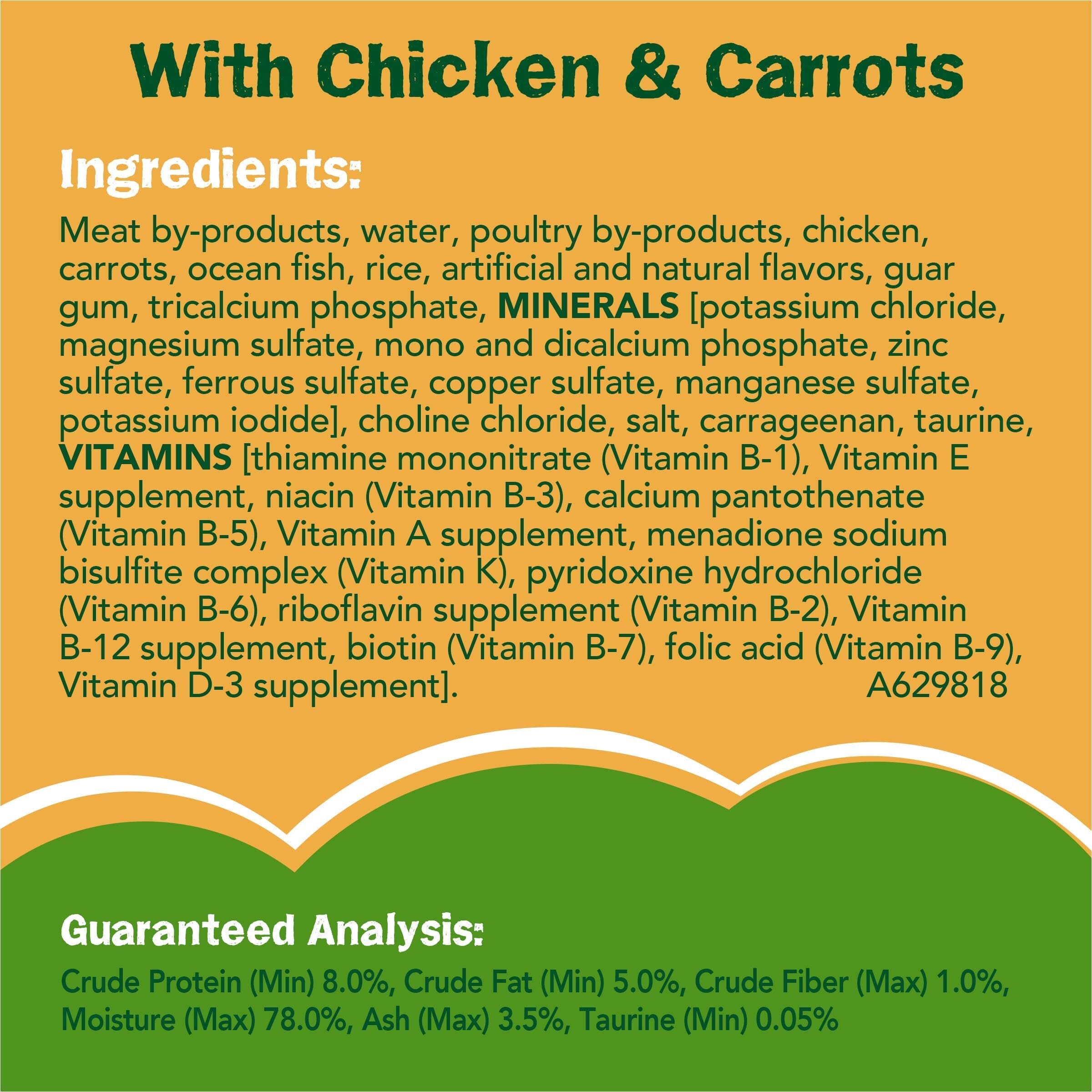 Purina Friskies Farm Favorites Chicken with Carrots Pate Canned Cat Food - 5.5 Oz - Case of 24
