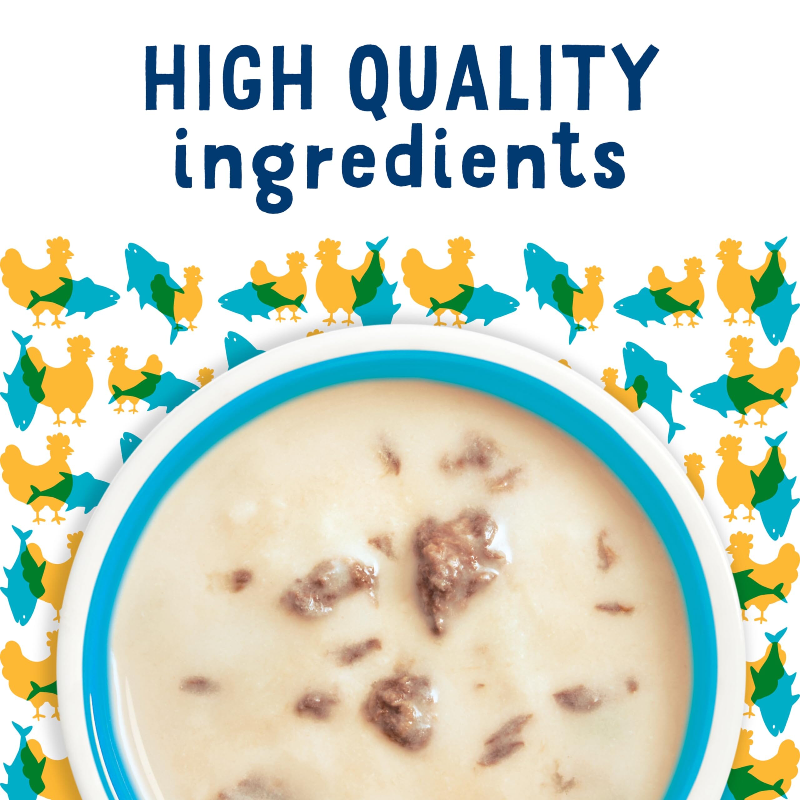 Purina Friskies Lil' Soups Compliments Grain-Free Skipjack Tuna in Broth Senior Wet Cat Food Topper or Treat - 1.2 Oz - Case of 8