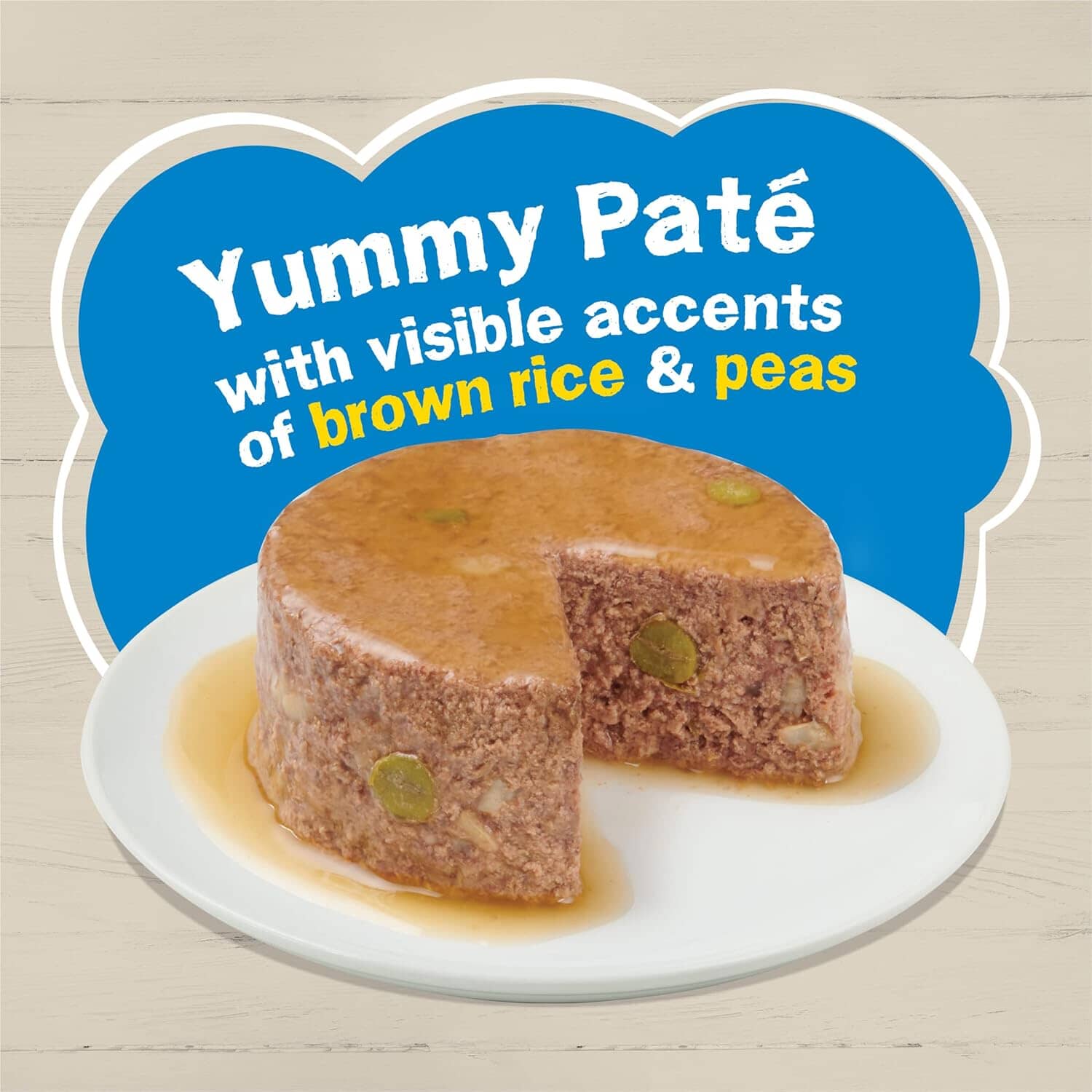 Purina Friskies Ocean Favorites Salmon Peas and Brown Rice Pate Canned Cat Food - 5.5 Oz - Case of 24