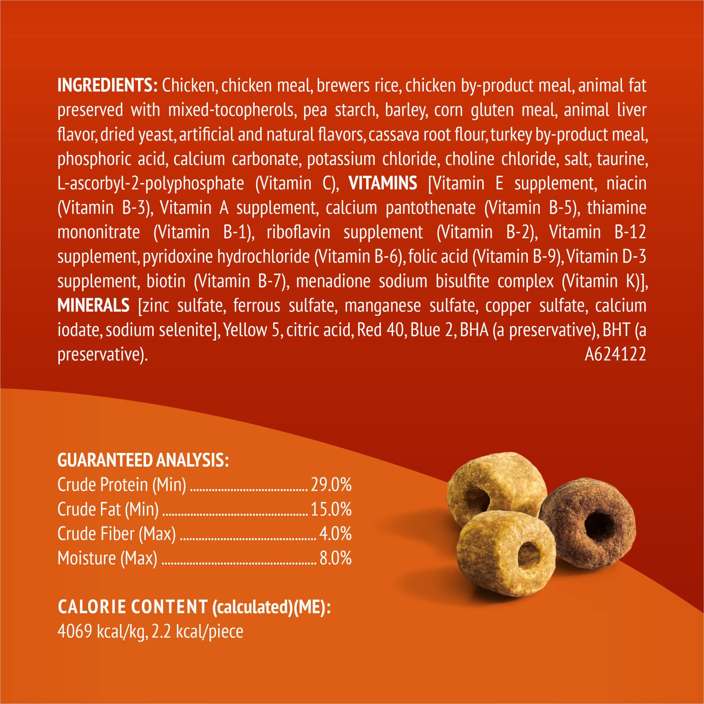 Purina Friskies Party Mix Canister Chicken Liver and Turkey Crunchy Cat Treats - 30 Oz - Case of 2