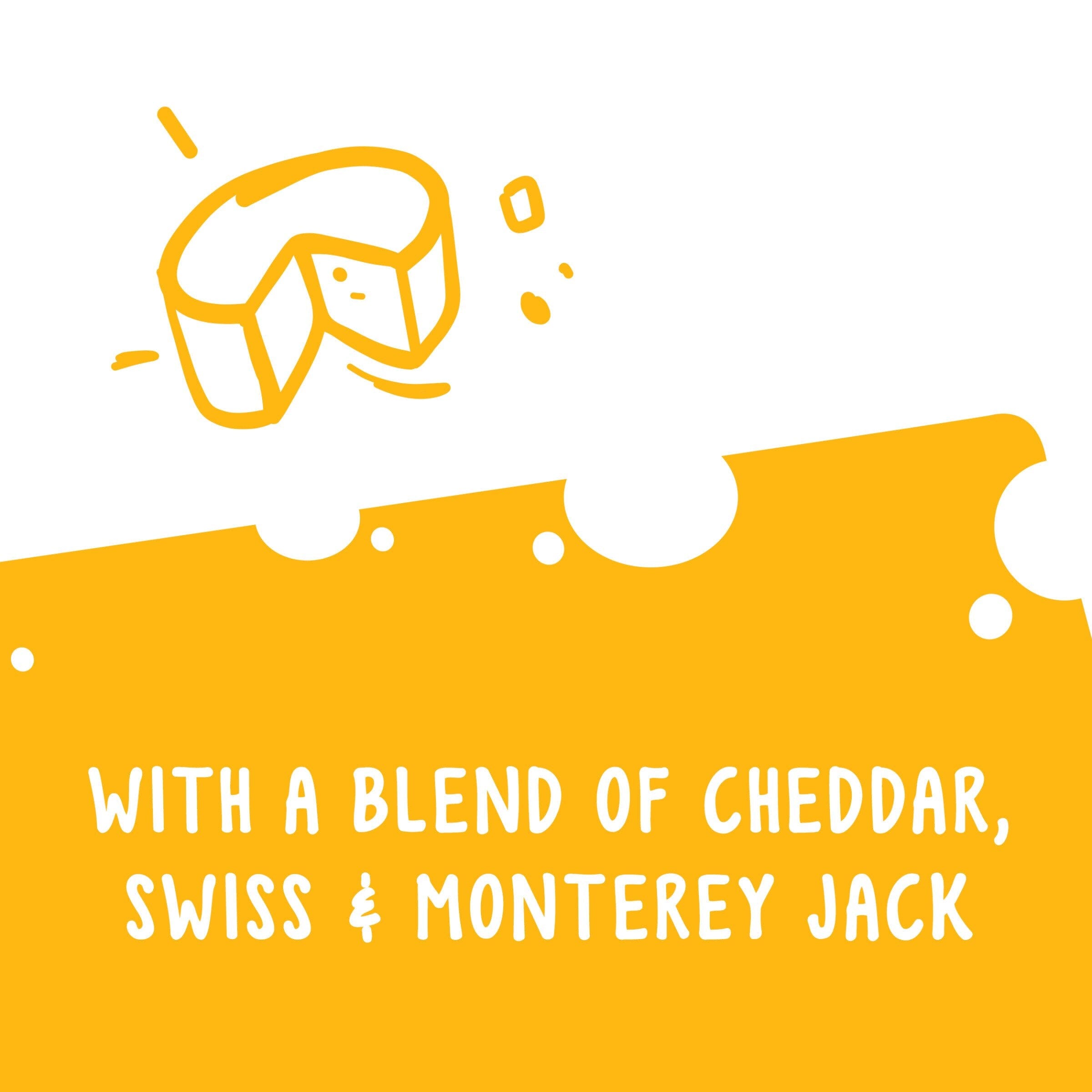 Purina Friskies Party Mix Cheesey Craze Chedder Swiss and Monterey Jack Crunchy Cat Treats - 20 Ounce - Case of 3