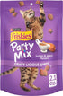 Purina Friskies Party Mix Gravy-licious Crunch Turkey and Gravy Crunchy Cat Treats - 2.1 Oz - Case of 10