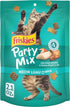 Purina Friskies Party Mix Meow Luau Whitefish Pork and Crab Crunchy Cat Treats - 2.1 Oz - Case of 10