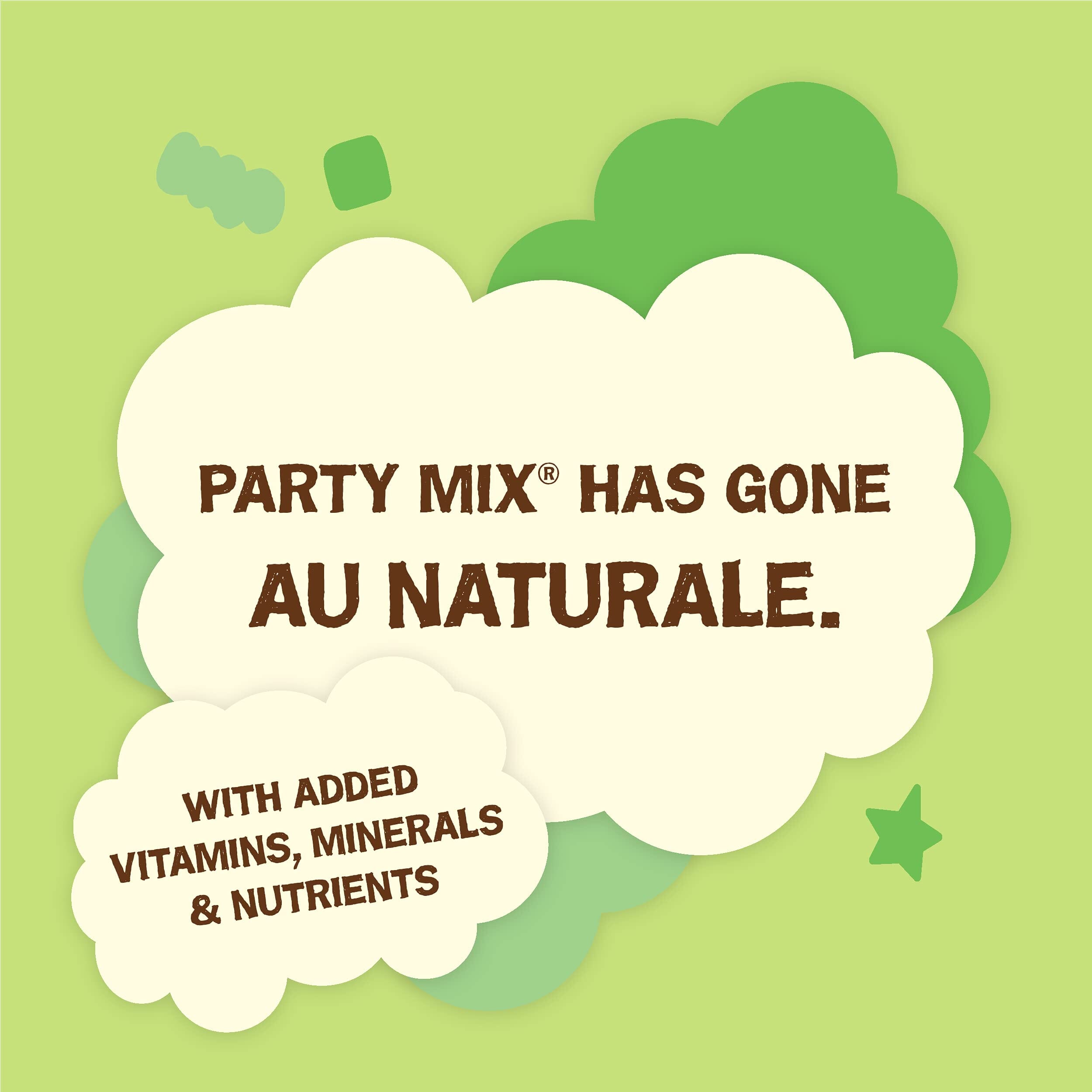 Purina Friskies Party Mix Natural Yums Chicken with Catnip Flavor Crunchy Cat Treats - 2.1 Oz - Case of 10