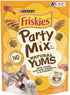 Purina Friskies Party Mix Natural Yums Chicken with Vitamins Crunchy Cat Treats - 6 Oz - Case of 6