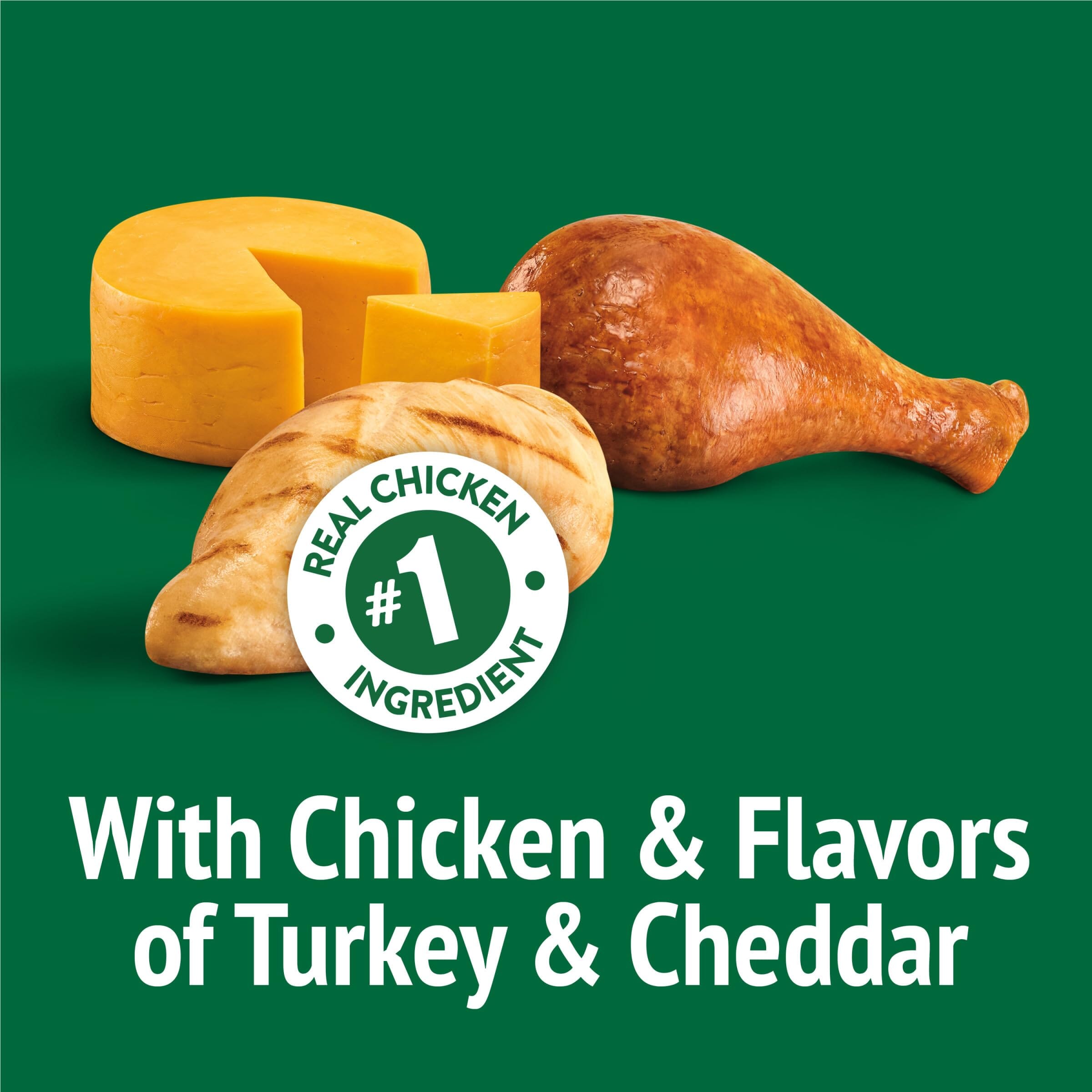 Purina Friskies Party Mix Picnic Chicken Turkey and Chedder Cheese Crunchy Cat Treats - 6 Oz - Case of 6