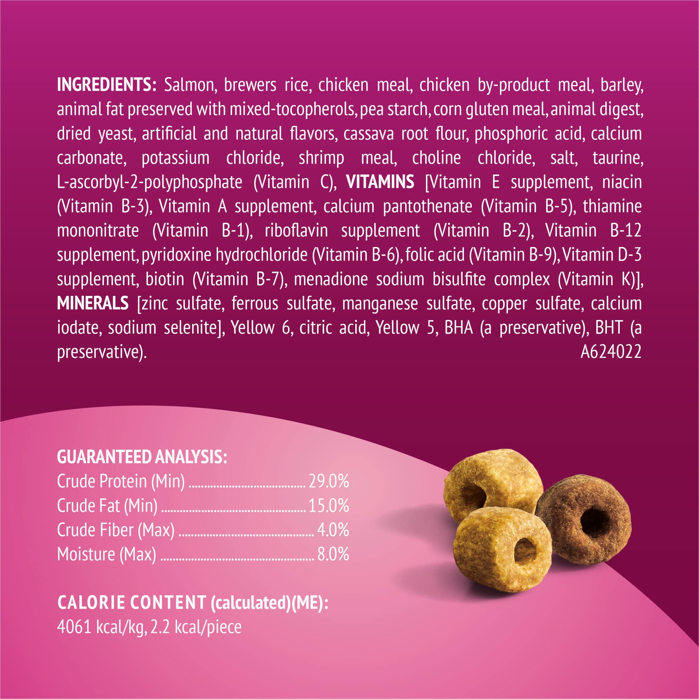 Purina Friskies Playfuls Salmon and Shrimp Crunchy Cat Treats - 2.1 Oz - Case of 10