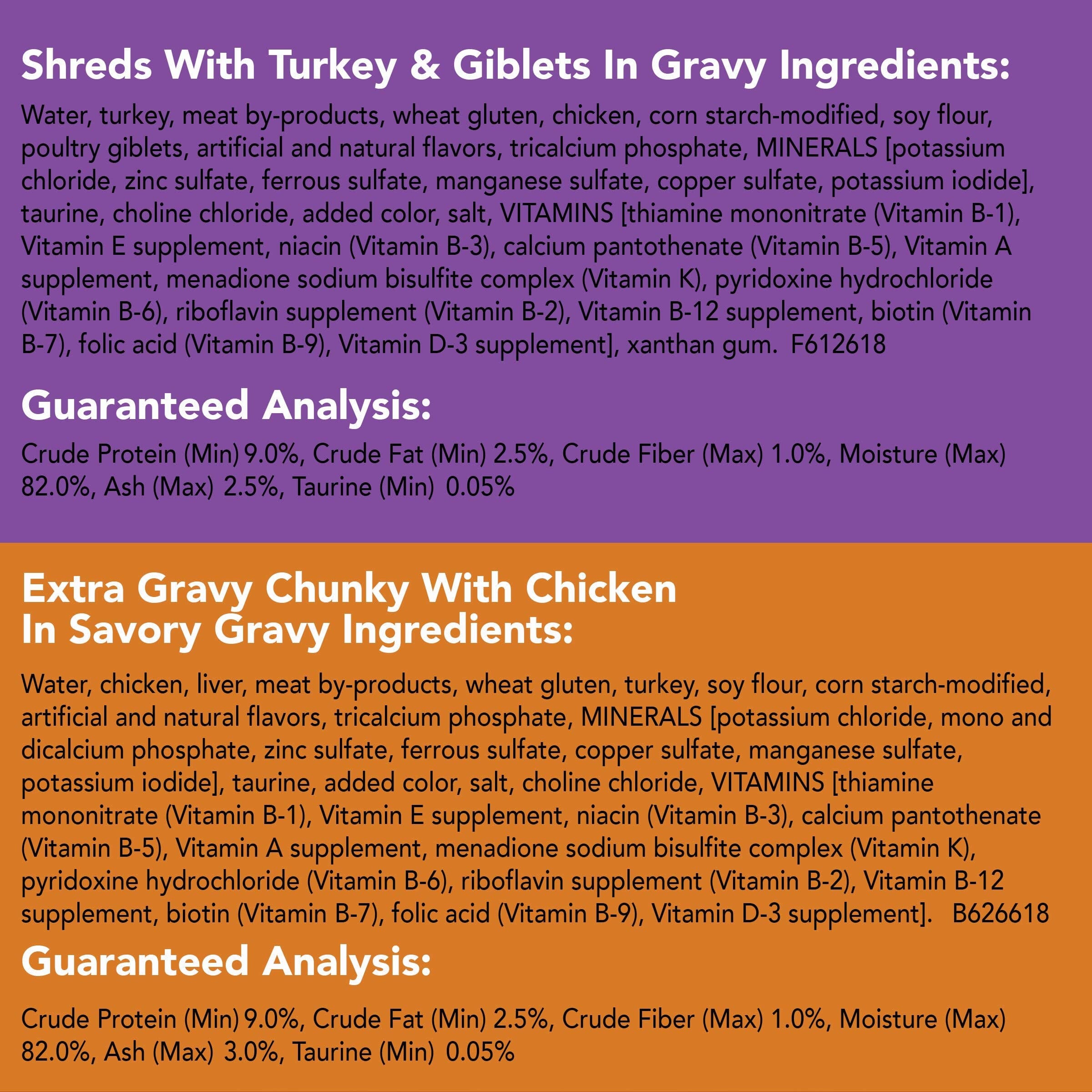 Purina Friskies Turkey and Chicken Meaty Bits Shreds and Chunks in Gravy Canned Cat Food - Variety Pack - 5.5 Oz - 40 Count
