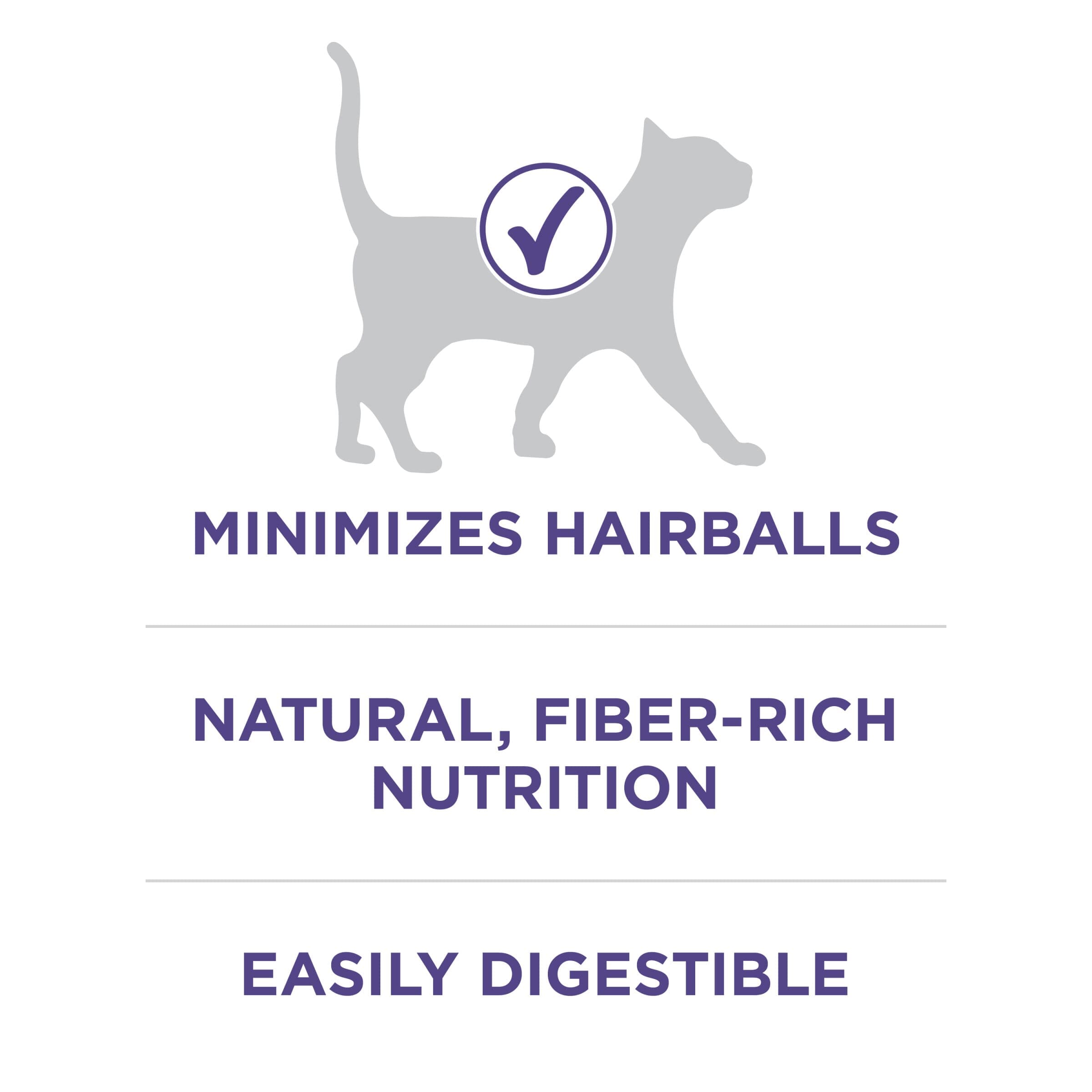 Purina One Advanced Hairball and Immune Support Formula Chicken Dry Cat Food - 3.5 Lbs - Case of 4