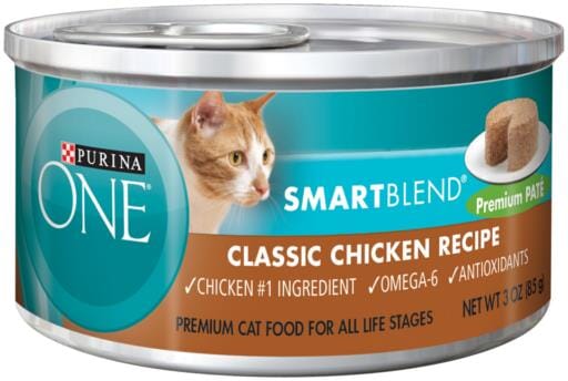 Purina ONE Grain Free Pate Chicken Canned Cat Food