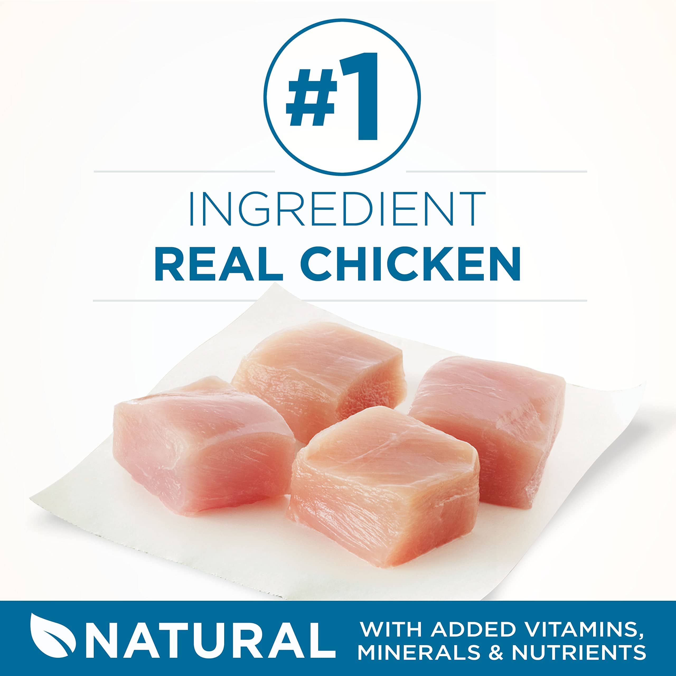 Purina One + Plus Indoor High-Protein Natural Senior 7+ Adult Dry Cat Food - 3.5 Lbs - Case of 4