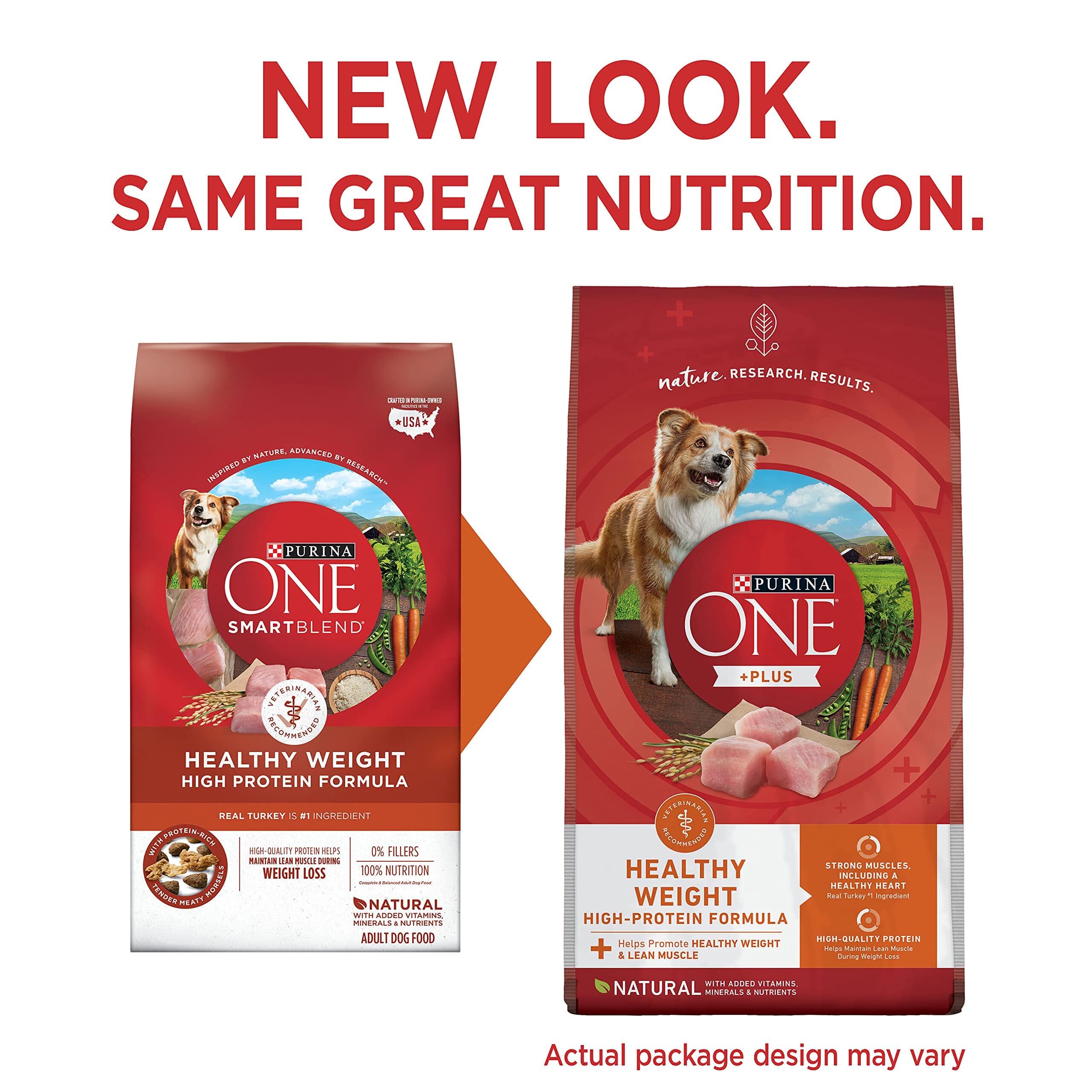 Purina One + Plus Large-Breed High-Protein Joint and Muscle Formula Chicken Dry Dog Food - 40 Lbs