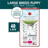 Purina One + Plus Large-Breed Puppy Formula High-Protein Muscle and Heart Chicken Dry Dog Food - 40 Lbs