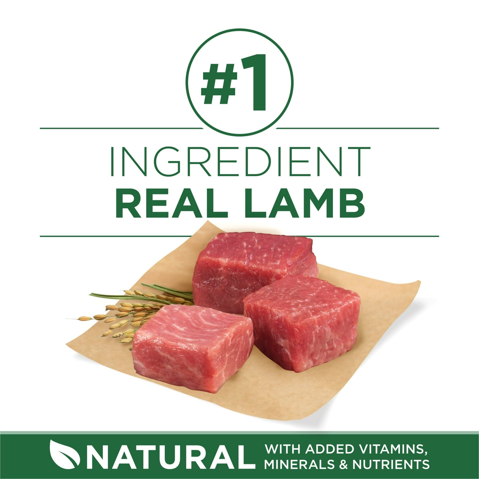 Purina One + Plus SmartBlend Heart Muscle and Energy Support Small-Breed Lamb and Rice Dry Dog Food - 7.4 Lbs - Case of 4