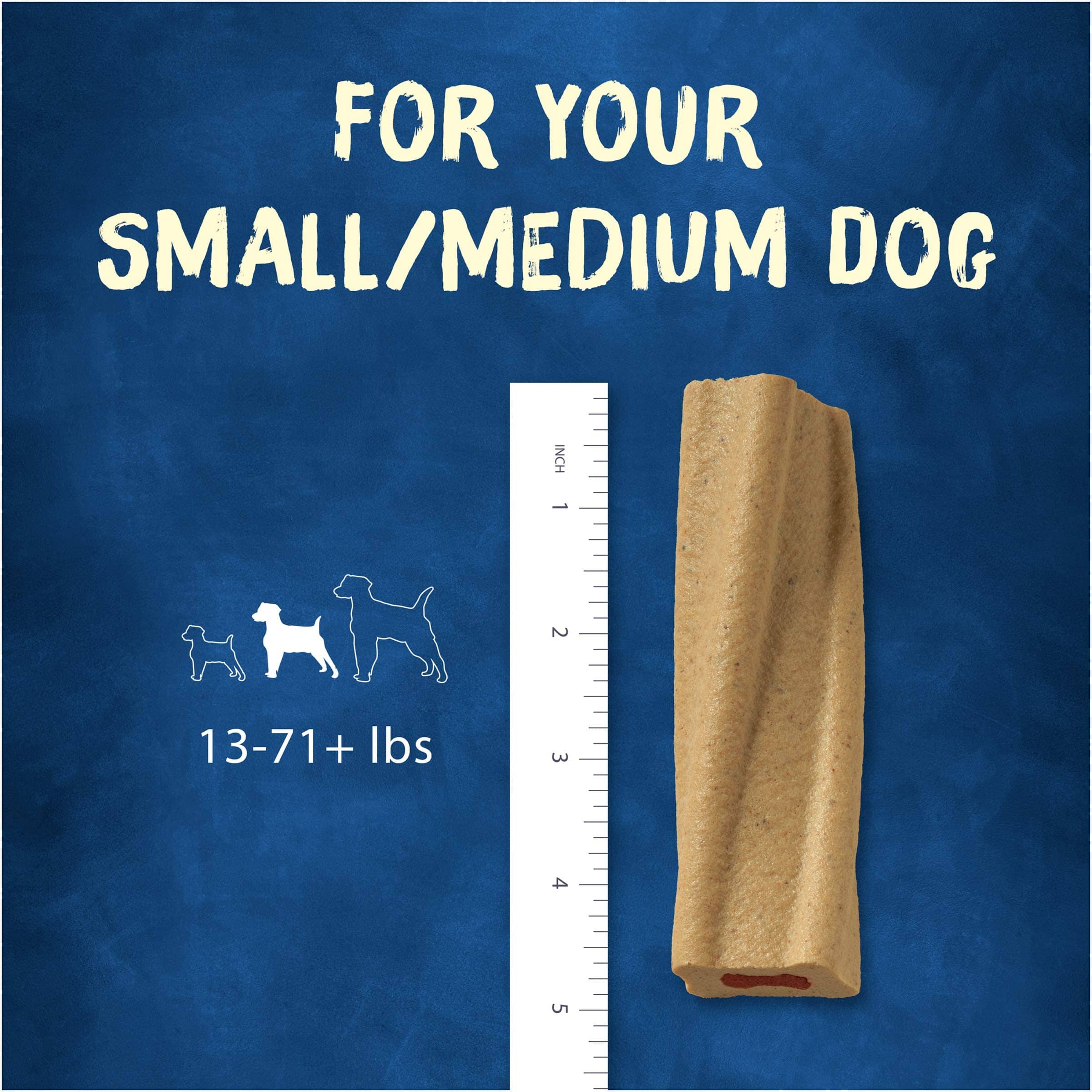 Purina Original Busy Bone with Real Meat Pork Hard Chews Dog Treats - Small/Medium - 7 Oz - Case of 6