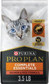 Purina Pro Plan Complete Essentials Savor Salmon and Rice Dry Cat Food - 3.5 Lbs - Case of 6