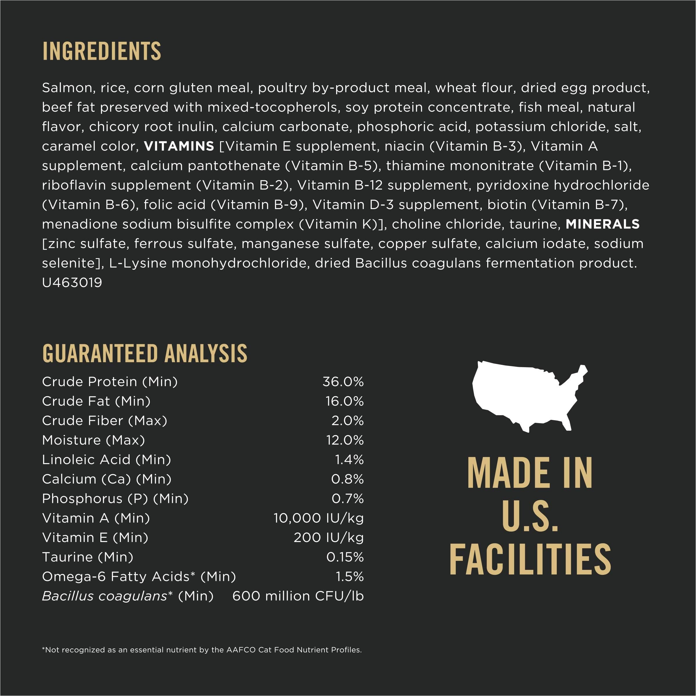 Purina Pro Plan Complete Essentials Savor Salmon and Rice Dry Cat Food - 3.5 Lbs - Case of 6