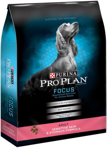 Purina Pro Plan Focus Sensitive Skin & Stomach Formula Salmon & Rice Formula Dry Dog Food