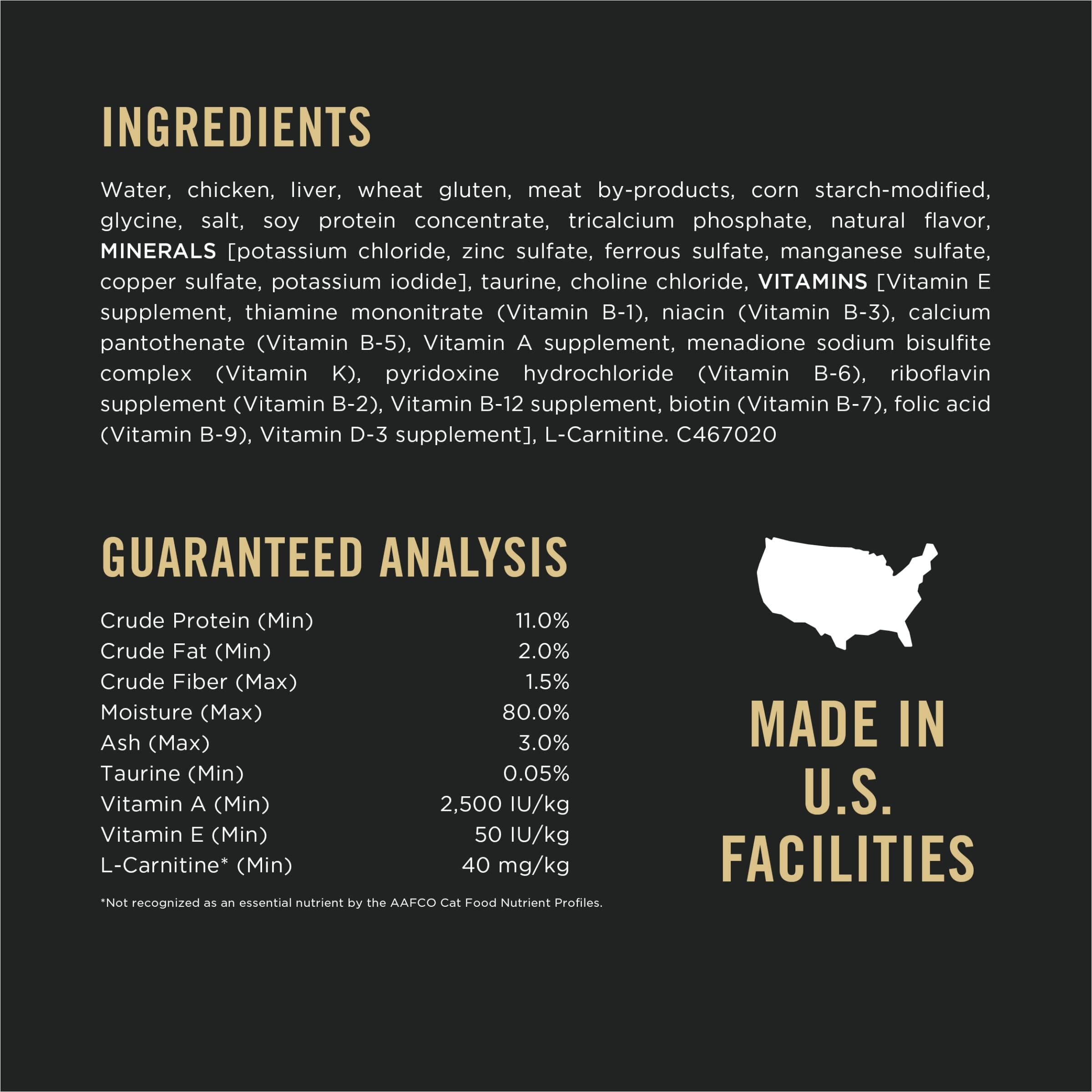 Purina Pro Plan Healthly Metabolism High-Protein Chicken and Gravy Entrée Canned Cat Food - 3 Oz - Case of 24