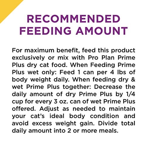 Purina Pro Plan Prime Plus Classic Chicken and Beef Entrée 7+ Senior Adult Canned Cat Food - 3 Oz - Case of 24