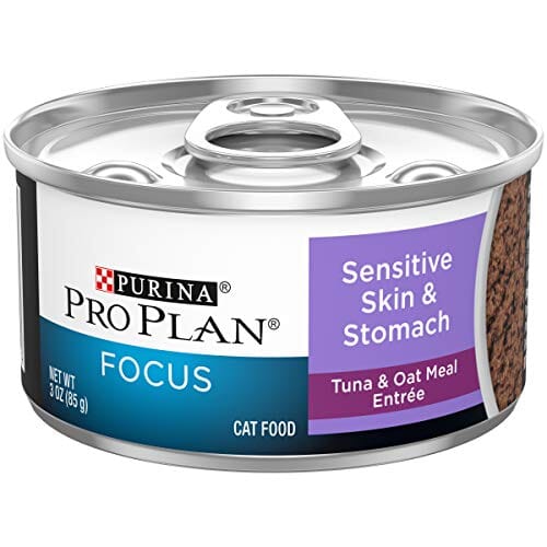 Purina Pro Plan Sensitive Skin and Stomach Turkey and Oatmeal Canned Cat Food - 3 Oz - Case of 24