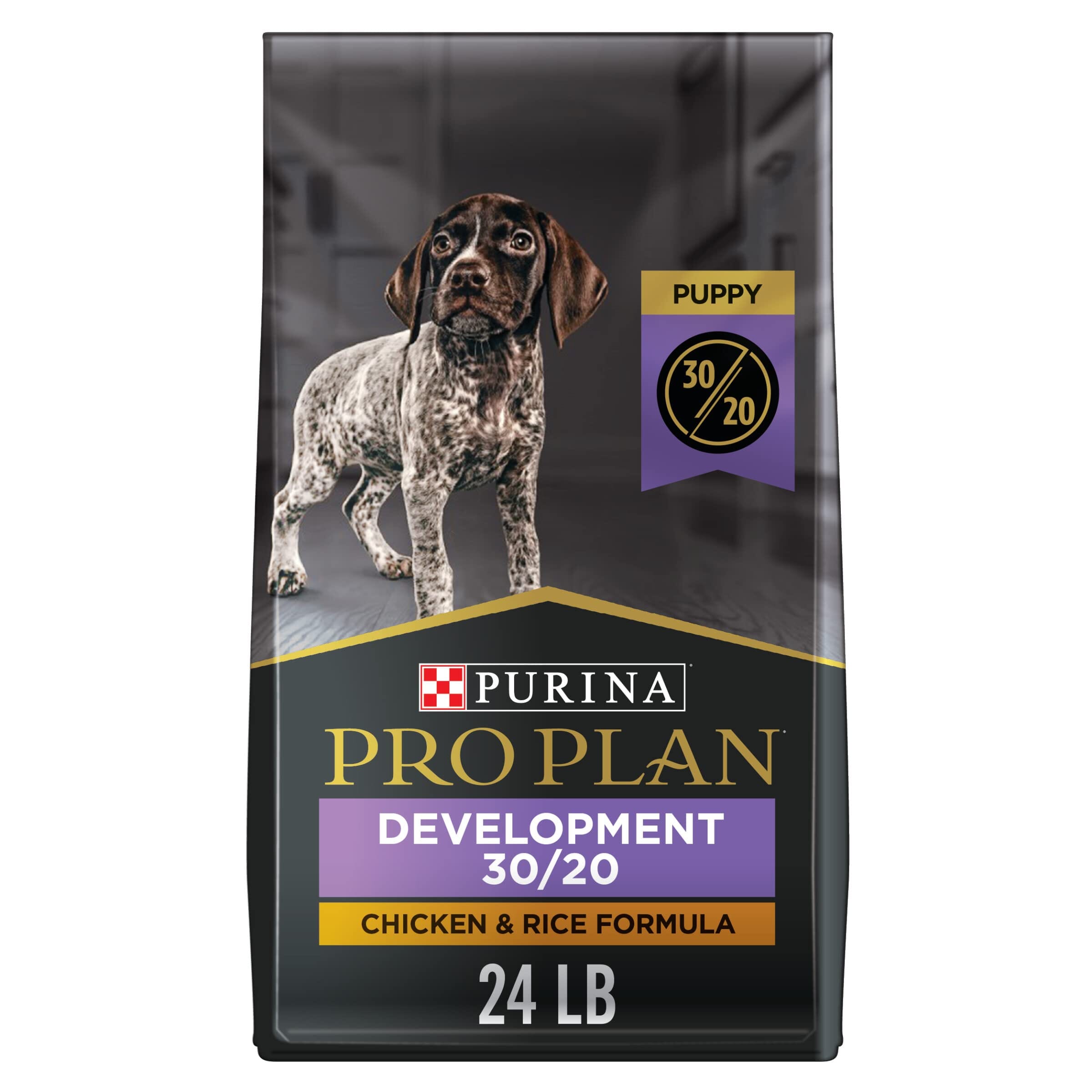Purina Pro Plan Sport Development 30/20 High-Protein Chicken and Rice Puppy Formula Dry Dog Food - 24 Lbs