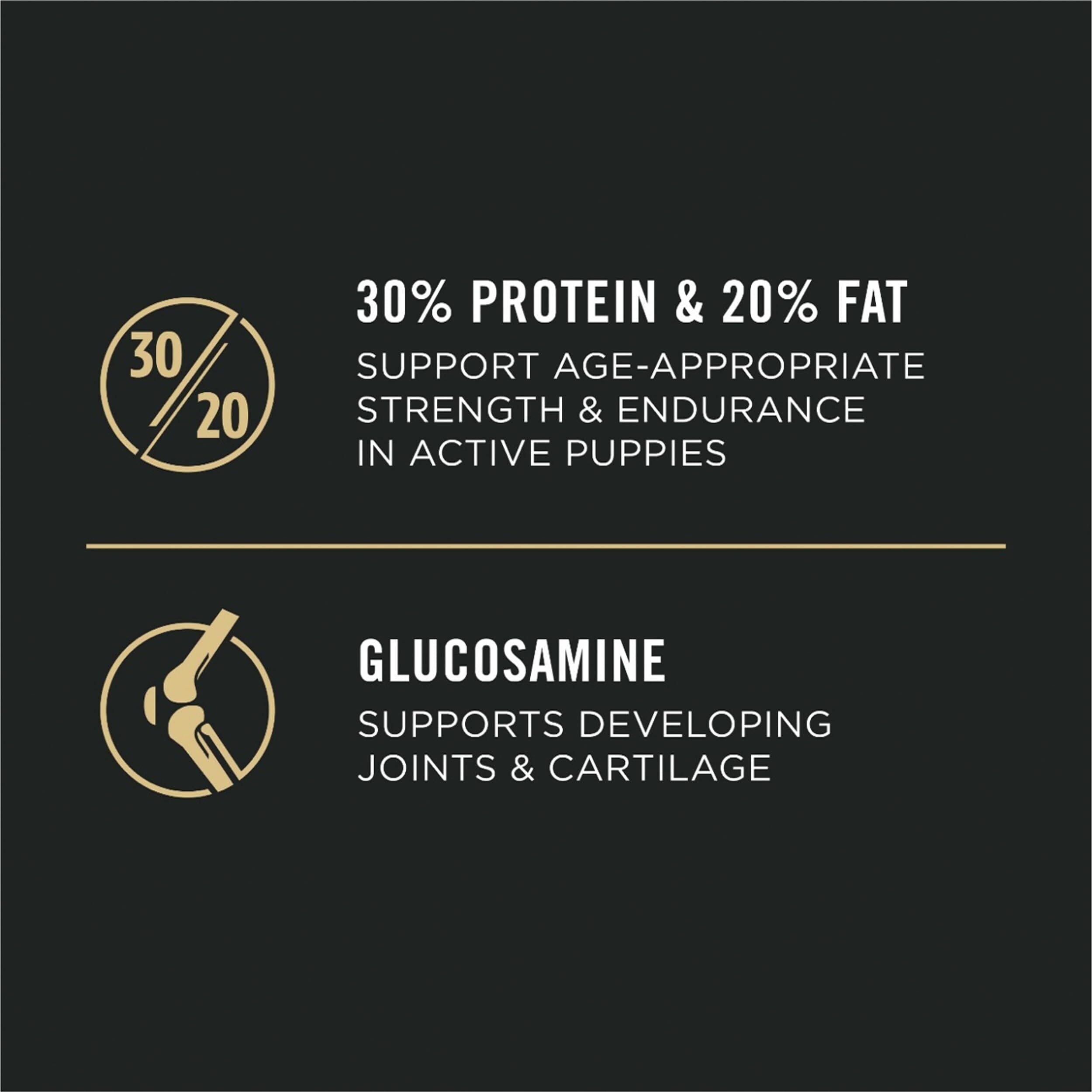 Purina Pro Plan Sport Development 30/20 High-Protein Chicken and Rice Puppy Formula Dry Dog Food - 24 Lbs