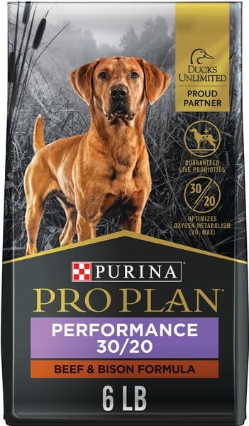 Purina Pro Plan Sport Performance 30/20 Beef and Bison Dry Dog Food - 6 Lbs - Case of 5