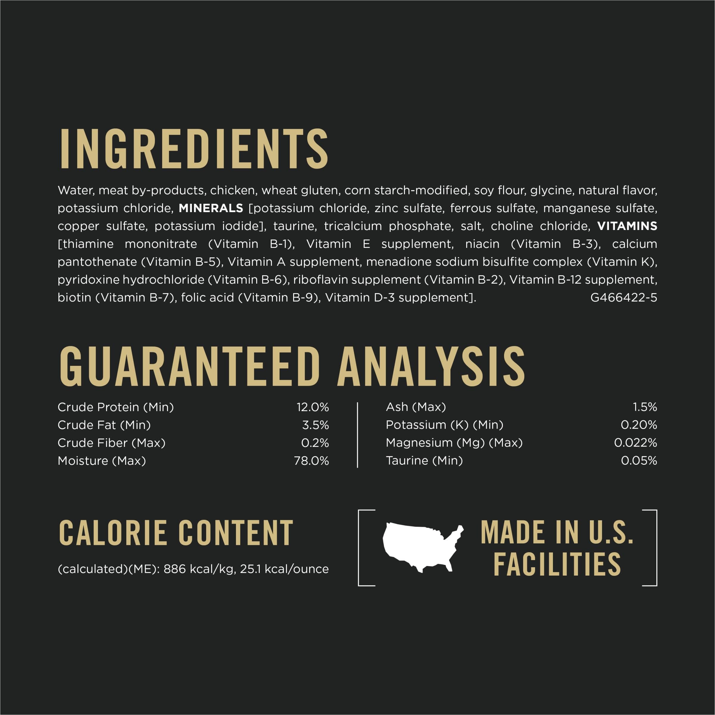 Purina Pro Plan Urinary Tract Health Chicken and Gravy Entrée Canned Cat Food - 5.5 Oz - Case of 24