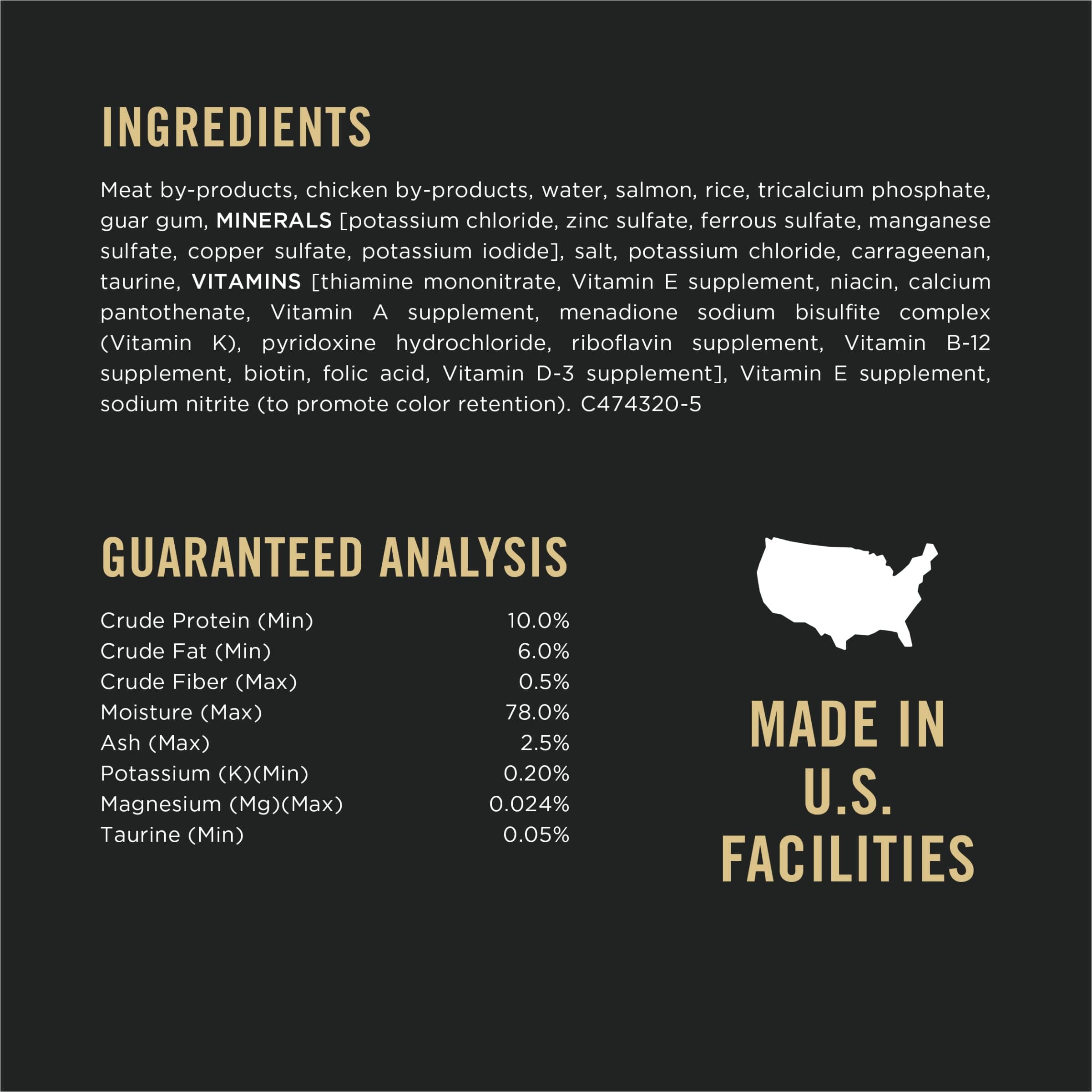 Purina Pro Plan Urinary Tract Health Classic Salmon Pate Entrée Canned Cat Food - 5.5 Oz - Case of 24