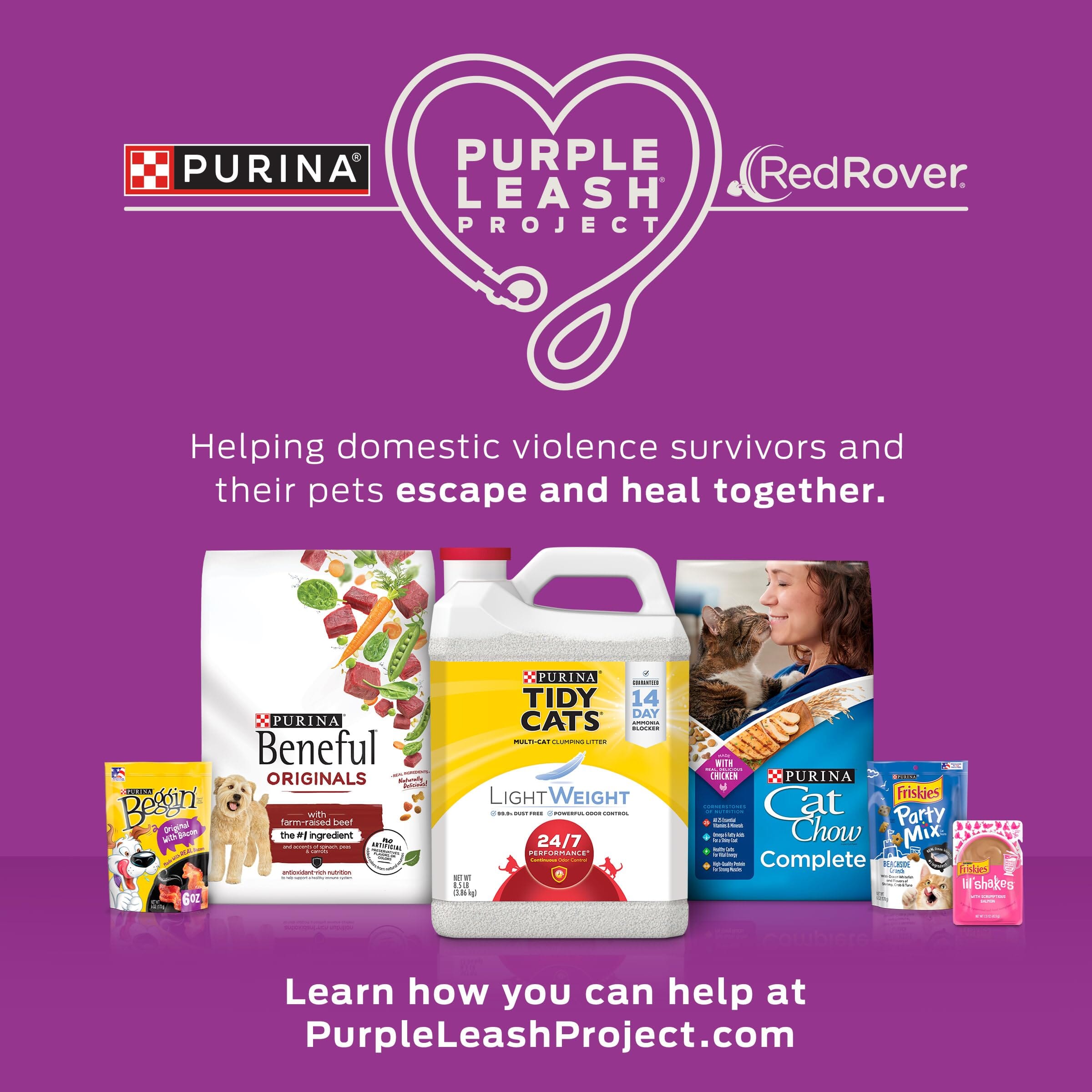 Purina Tidy Cats Lightweight 4-in-1 Strength Odor Control Clumping Clay Multi-Cat Litter - 17 Lbs