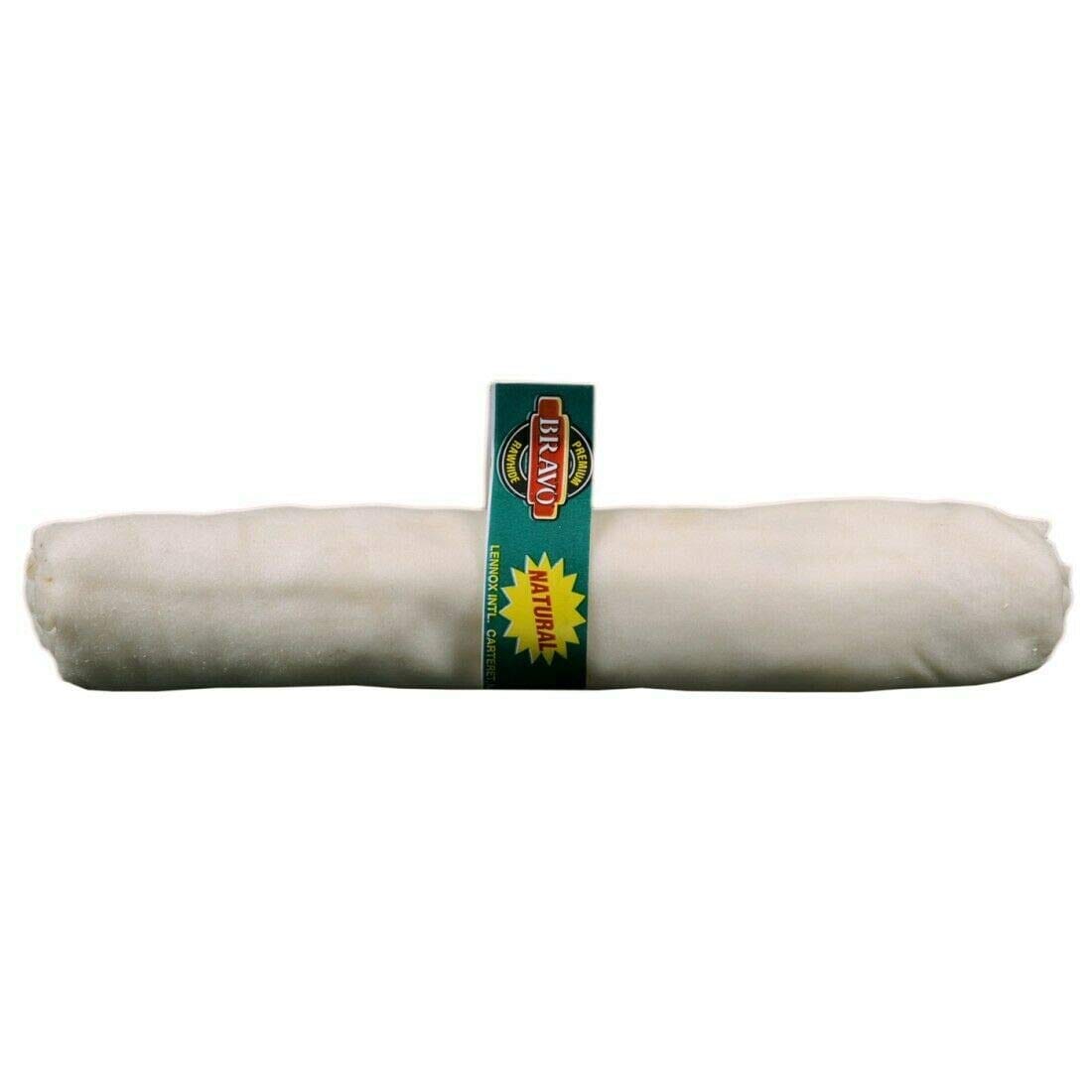 Rawhide Express Hikory Smoked Natural Dog Chew Roll - 9-10" Inches