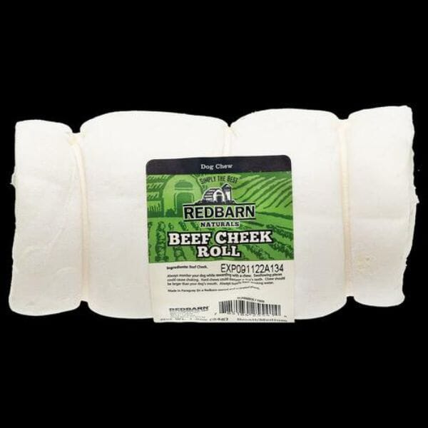 Red Barn Beef Cheek Rolls Natural Dog Chews - Large - 12 Count
