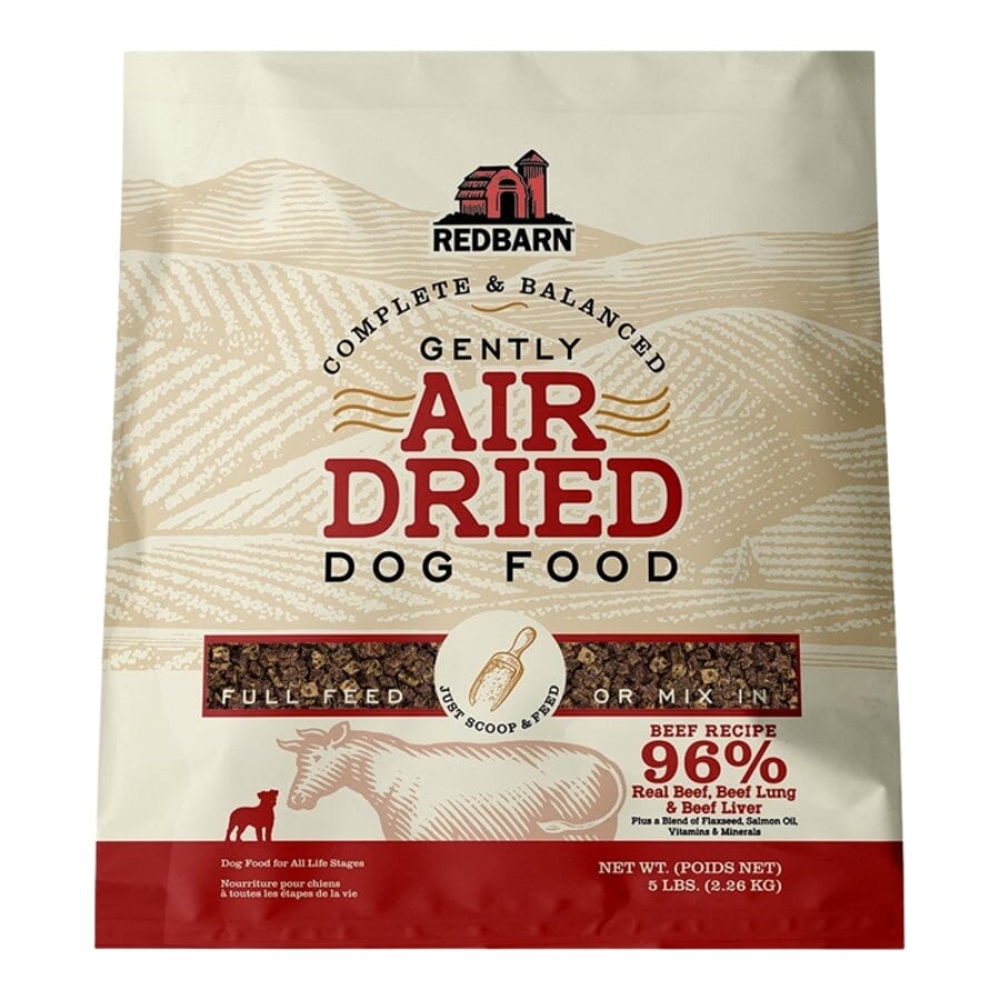 Red Barn Grain-Free Beef Recipe Gently Air-Dried Dog Food or Topper