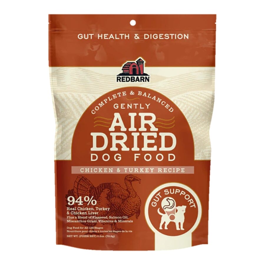 Red Barn Grain-Free Gut Health Chicken and Turkey Recipe Gently Air-Dried Dog Food