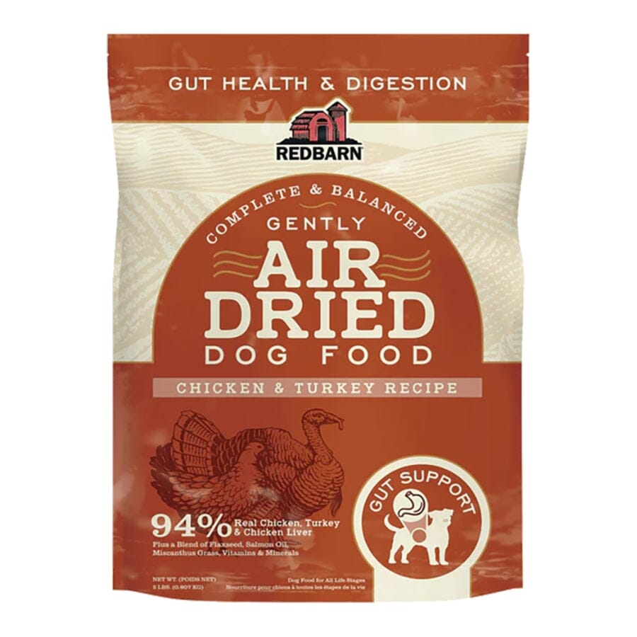 Red Barn Grain-Free Gut Health Chicken and Turkey Recipe Gently Air-Dried Dog Food